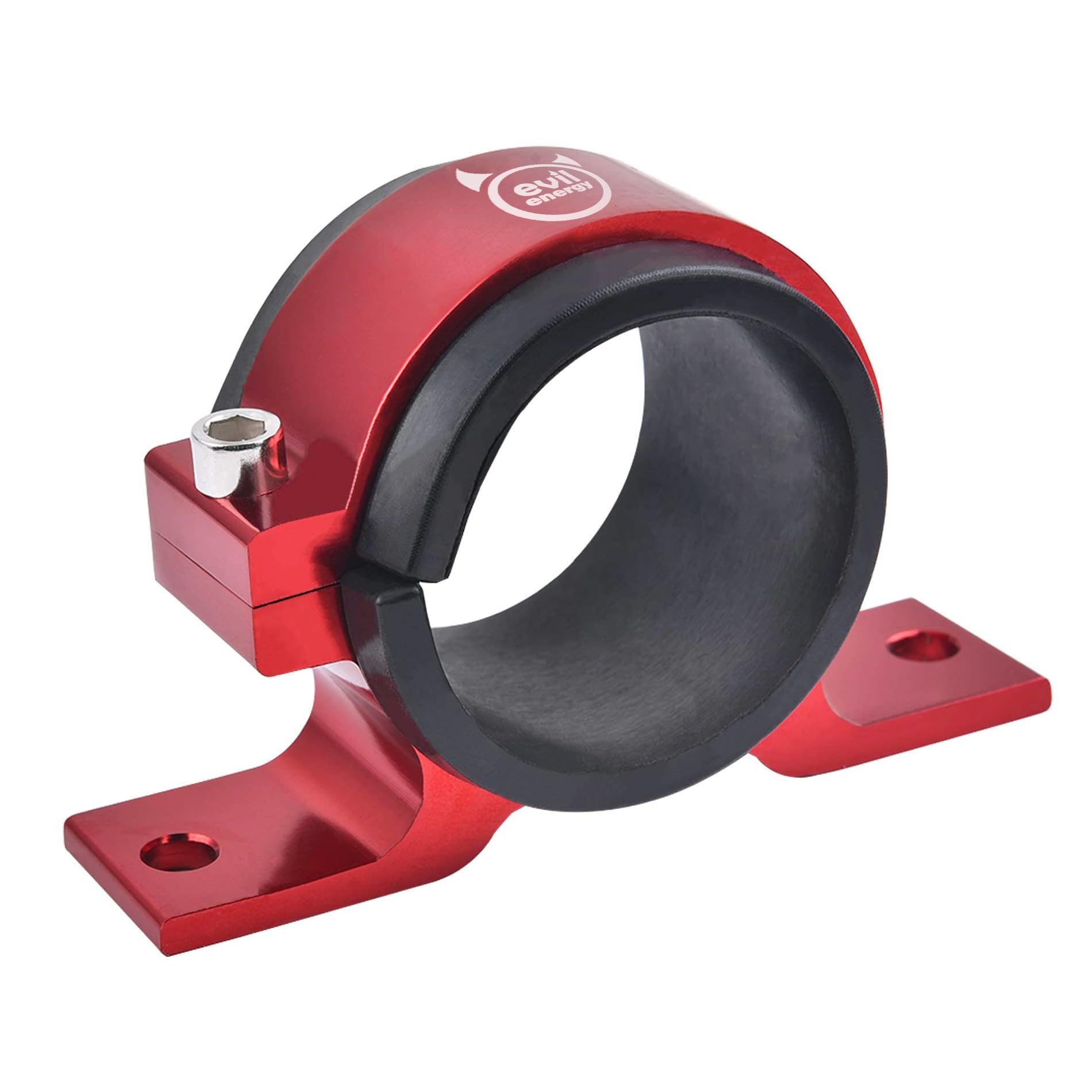 Evil Energy 50Mm Fuel Filter Mounting Bracket, Fuel Pump Clamp Holder Red