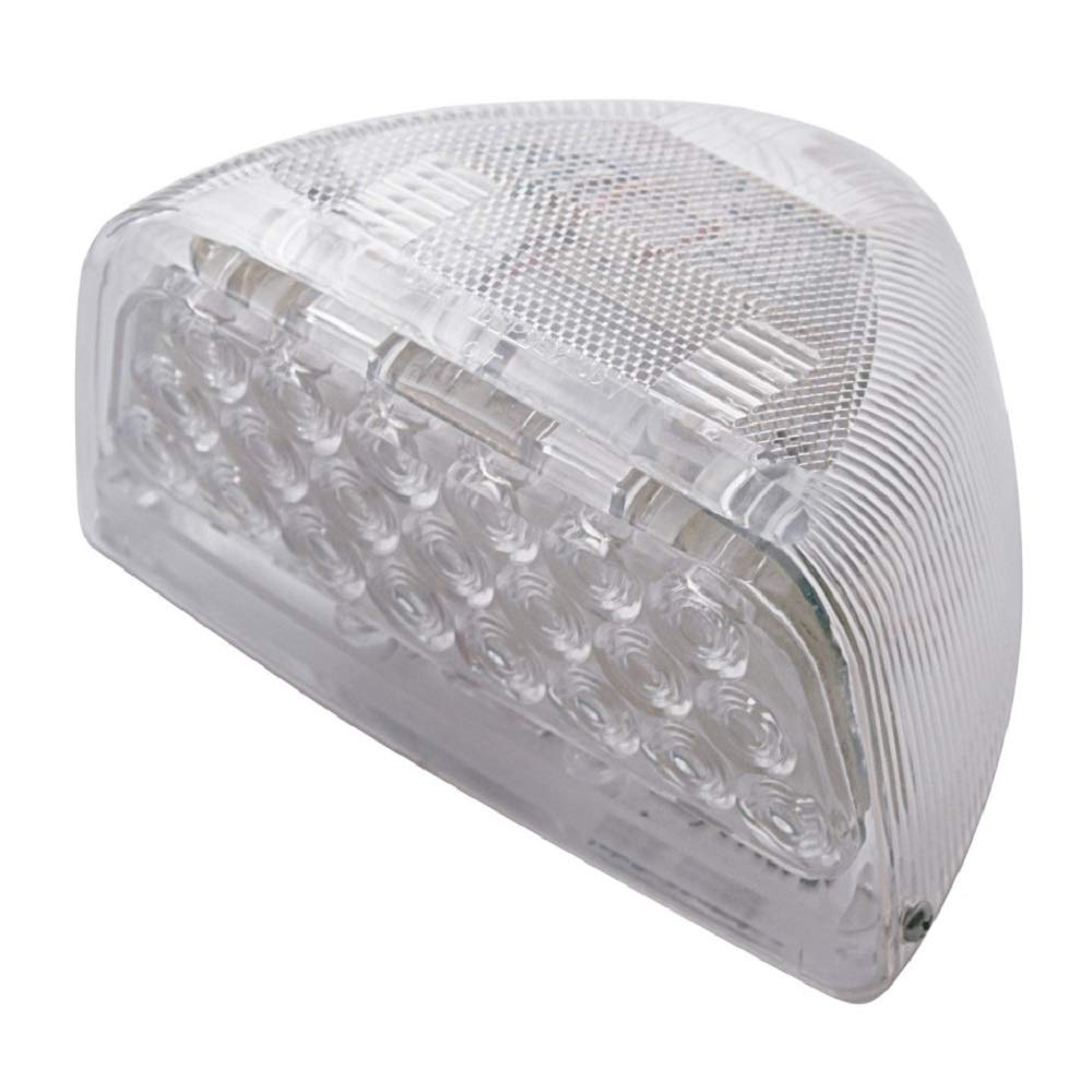 United Pacific 38553 31 LED Turn Signal Light For 19872007 Peterbilt 379  Amber LED/Clear Lens