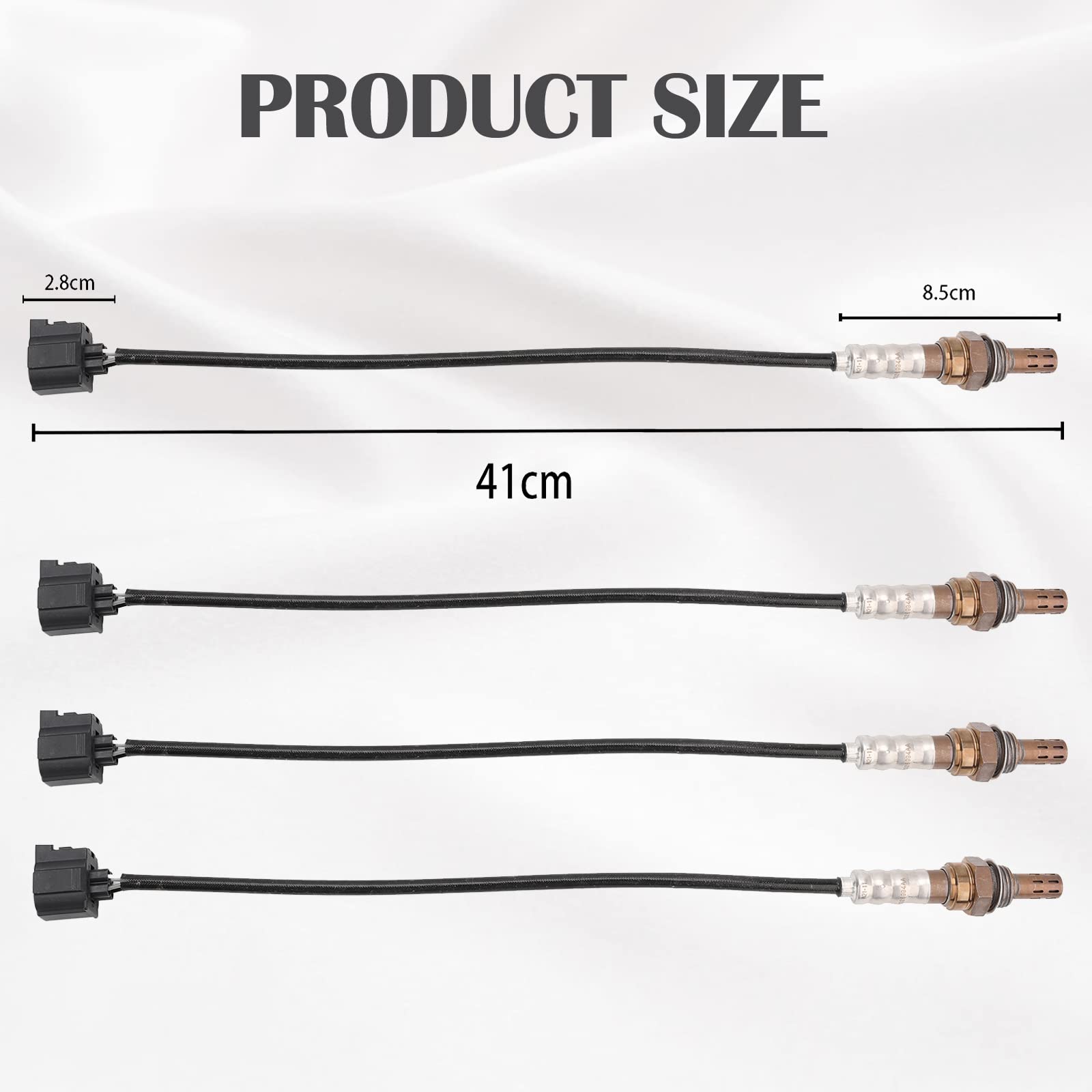 Oxygen O2 Sensor Upstream & Downstream Compatible with 2004-2007 Dodge Ram 1500 Magnum Charger Commander Liberty Chrysler 300 Mi