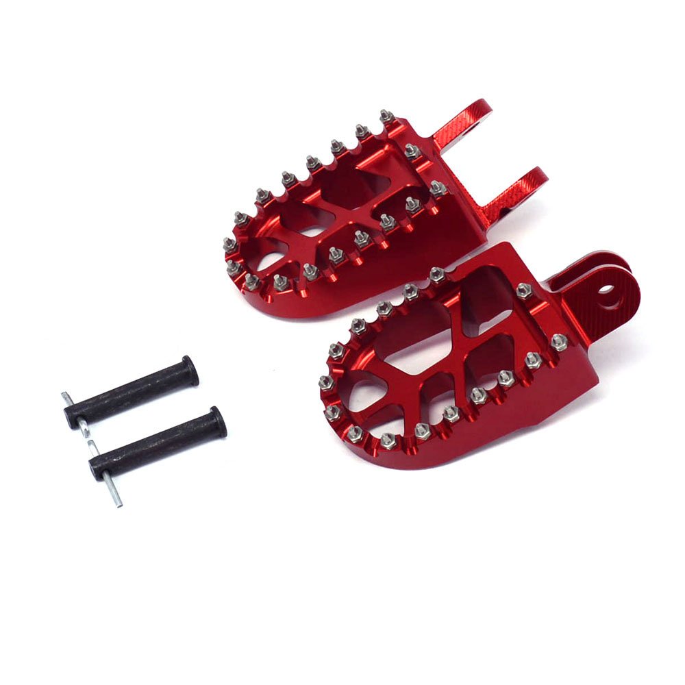 Jfg Racing Dirt Bike Foot Pegs,Billet Footpegs Pedal Rest For Xr650L 92-21/Xr600R 89-00/Klx250 06-20/Klx250S 09-14/Klr650 87-07/