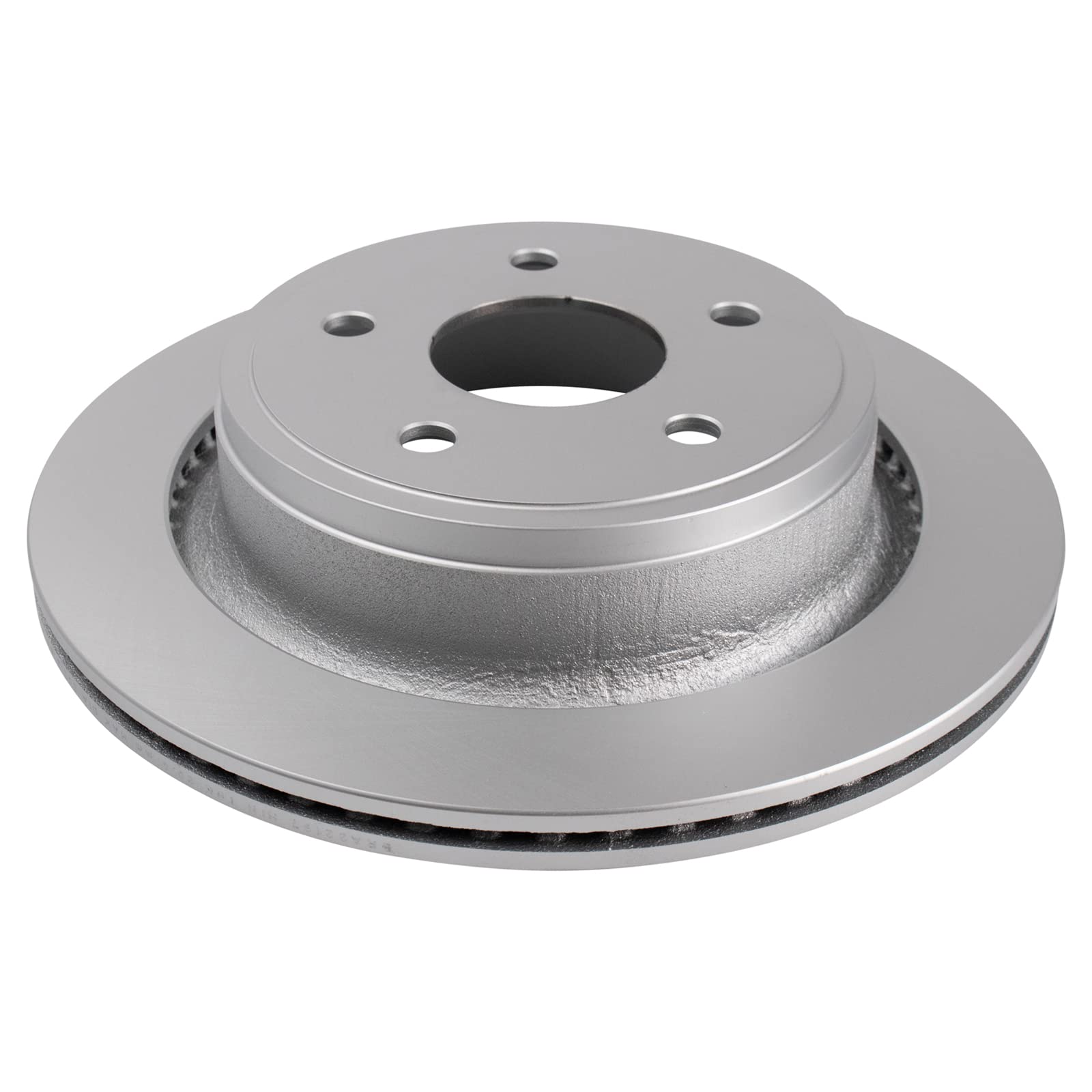 Trq Ceramic Brake Pad & Coated Rotor Kit Rear Compatible With Dodge Ram 1500 Pickup Truck