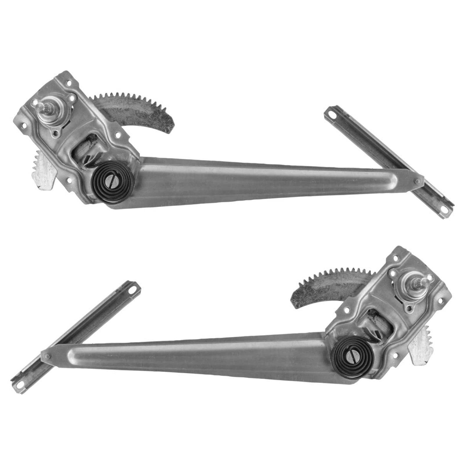 Trq Front Manual Window Regulator Set Compatible With 1984-1989 Toyota 4Runner 1984-1988 Pickup To1350117 To1351117