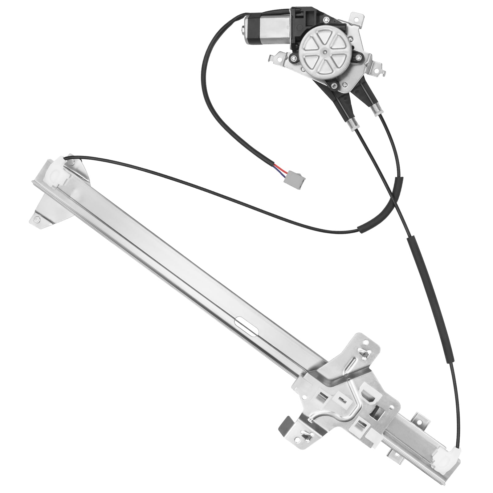 Obaee 741-586 Front Left Driver Side Power Window Regulator with Motor Compatible with Ford E-150 2003-2014/ E-250 Econoline 199