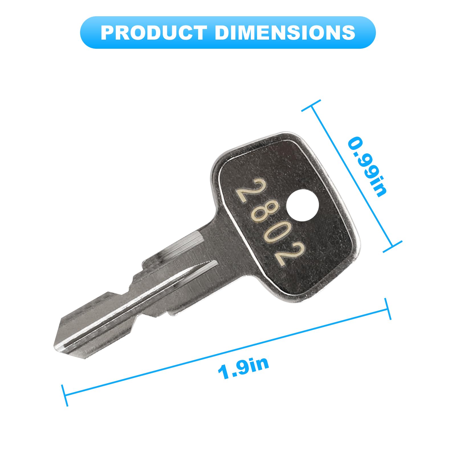 2802 X-Cargo Roof Rack Key,XCargo Luggage Roof Replacement Key for Sears XCargo Karrite Sport Rack Carriers,Karrite Ski Bike xca
