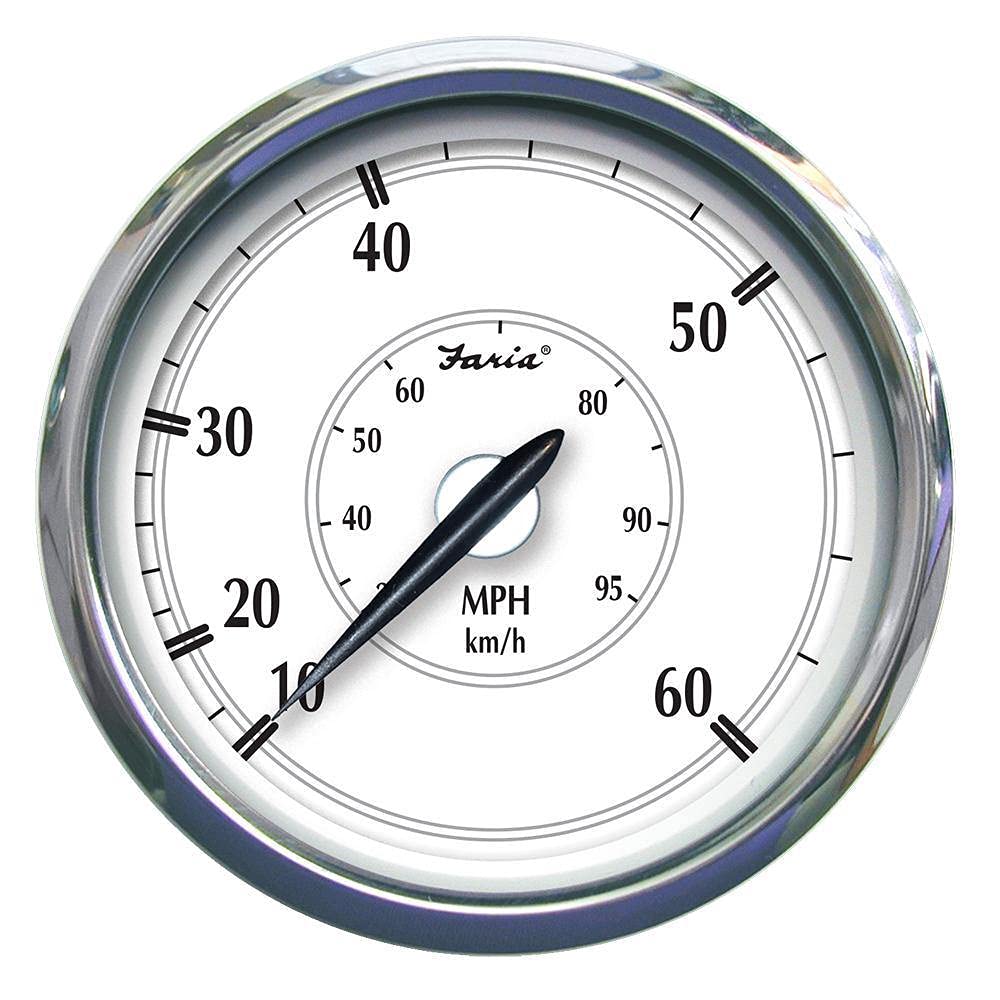 Faria Newport Ss 5 Speedometer - 0 To 60 Mph