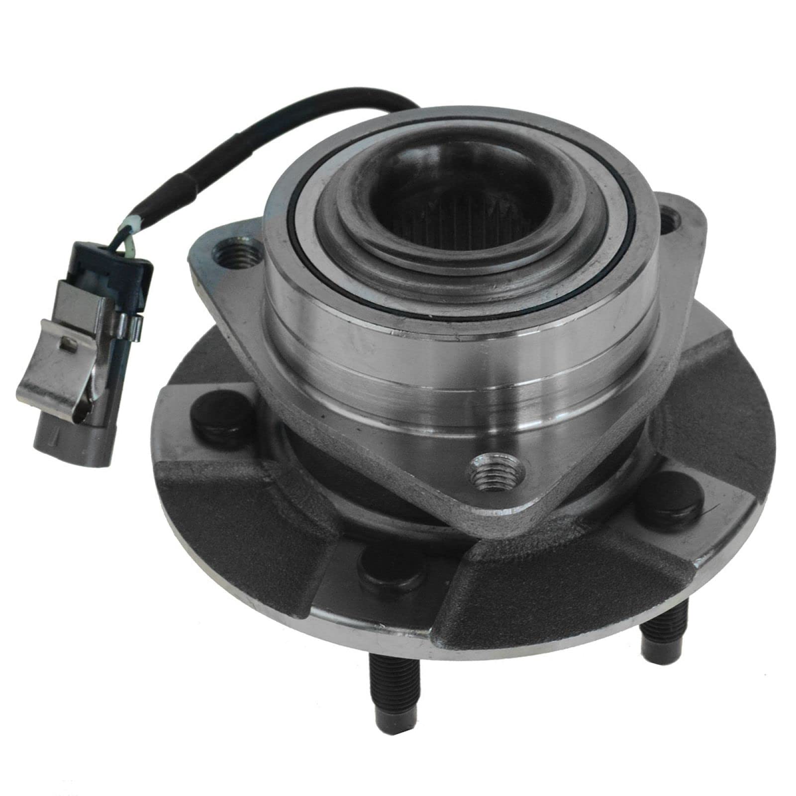 Trq Front Left Right Wheel Hub Bearing Assembly Driver Passenger Side Compatible With 2005-2006 Chevrolet Equinox 2006 Pontiac T