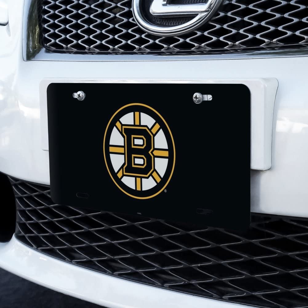Graphics & More Boston Bruins Logo Novelty Metal Vanity Tag License Plate