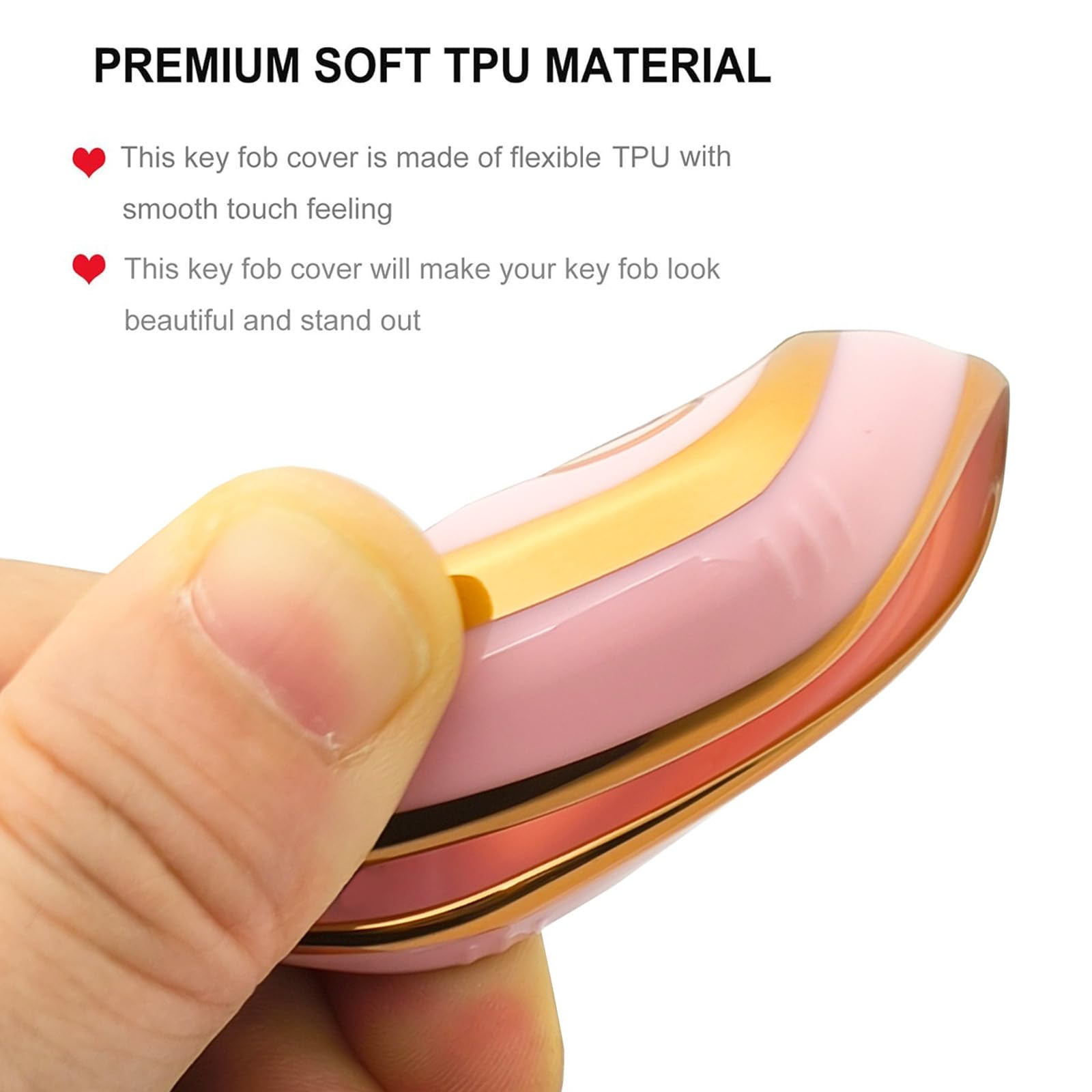 Key Fob Cover Case Shell Keychain For Chevy Tahoe Suburban Silverado Avalanche Equinox Ssr Gmc Sierra Yukon Cadillac Escalade Hu