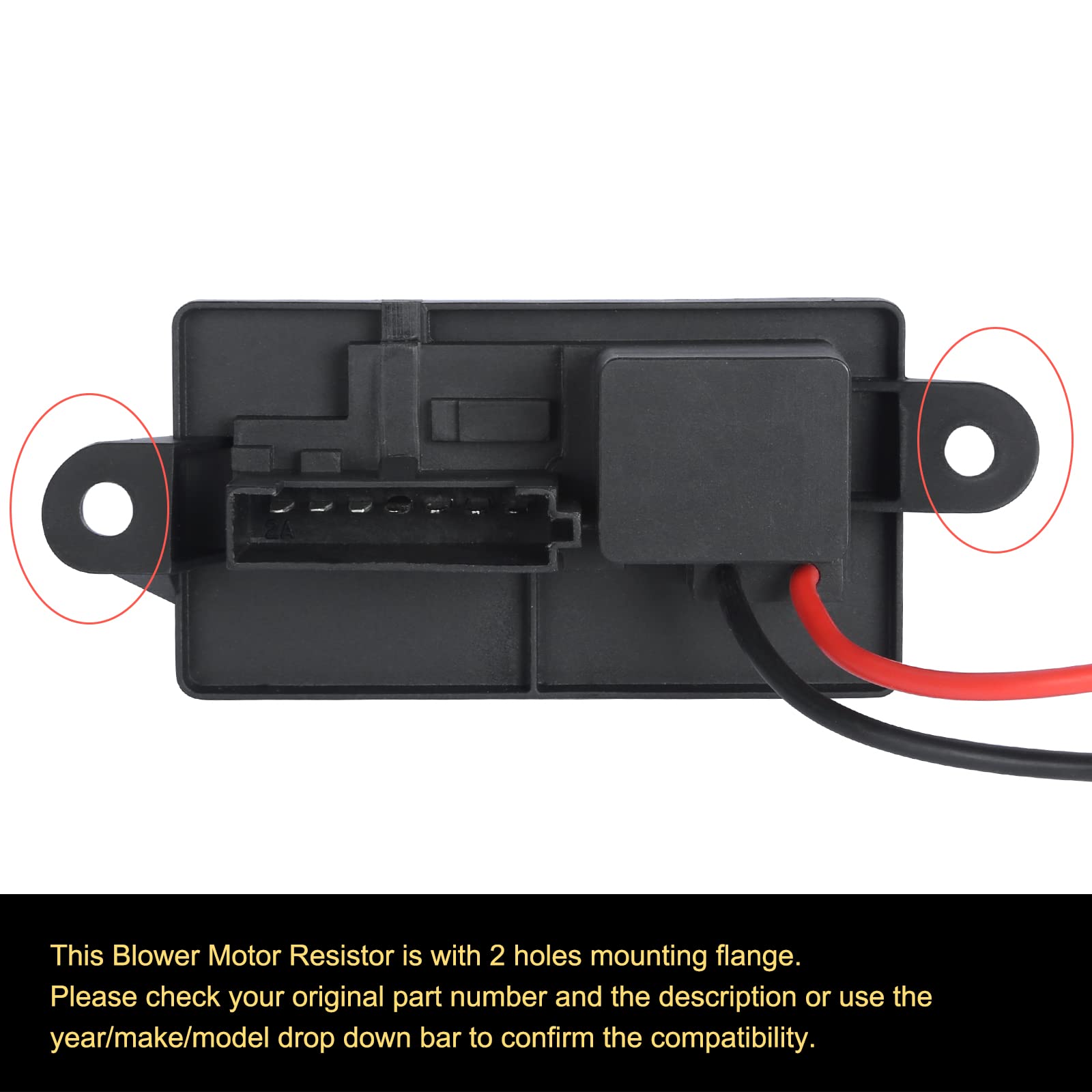 Hvac Blower Motor Fan Resistor Compatible With 1999-2006 Chevy Silverado Gmc Sierra, 2000-2002 Gmc Yukon, Replaces# 973-004, 153