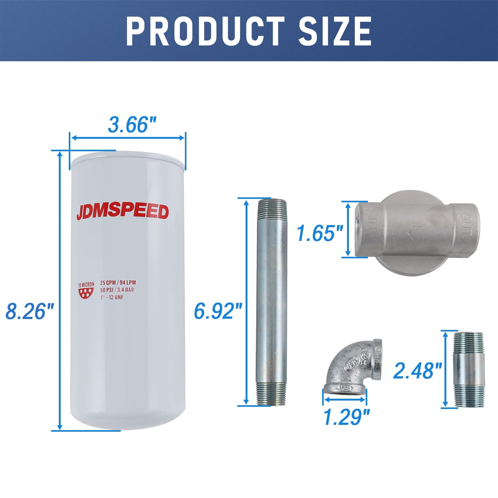 Dicmic 1200Ktf7018 Fuel Filter Spin-On Particulate Replacement For Transfer Pump Fr112 Fr1210G Fr610G 25 Gpm 3/4    With 1200Ktg
