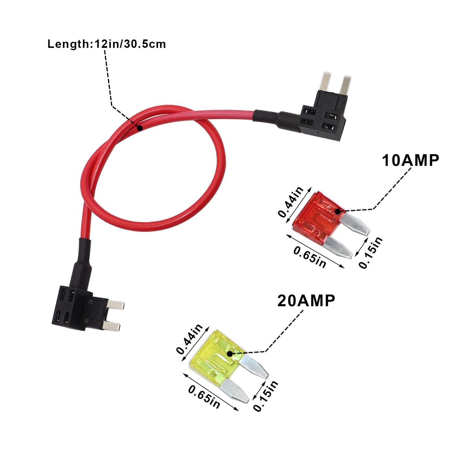 SecosAutoparts TIPM Repair Fuel Pump Relay Bypass Cable Kit for Dodge Ram 1500/2500/3500, VW, Chrysler Jeep Wrangler 2008-2016,