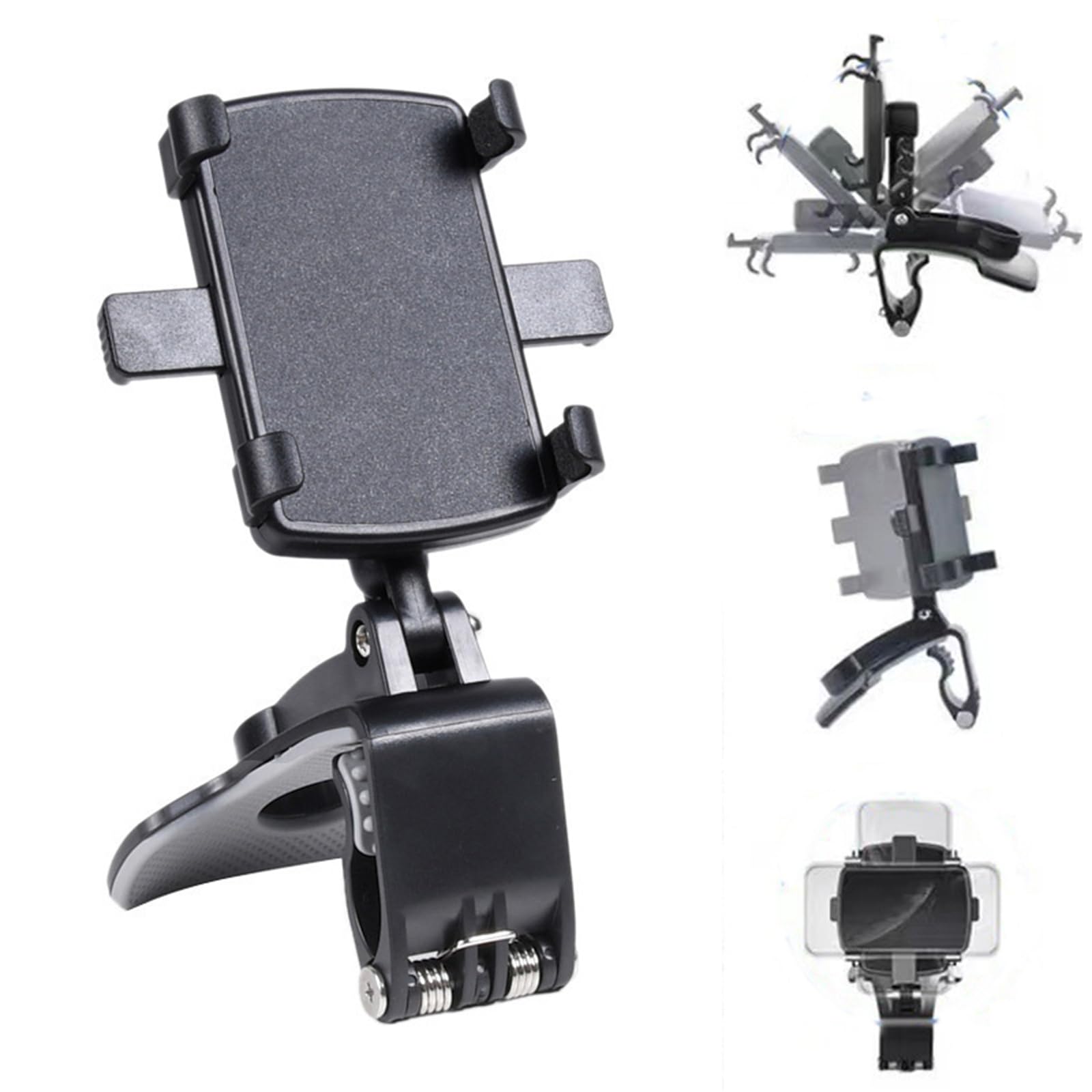 Multifunctional Car Dashboard Mobile Phone Holder, Lifegiverwise Phone Holder, Swivelling Stand Car Phone Holder Rear, Atsizral 