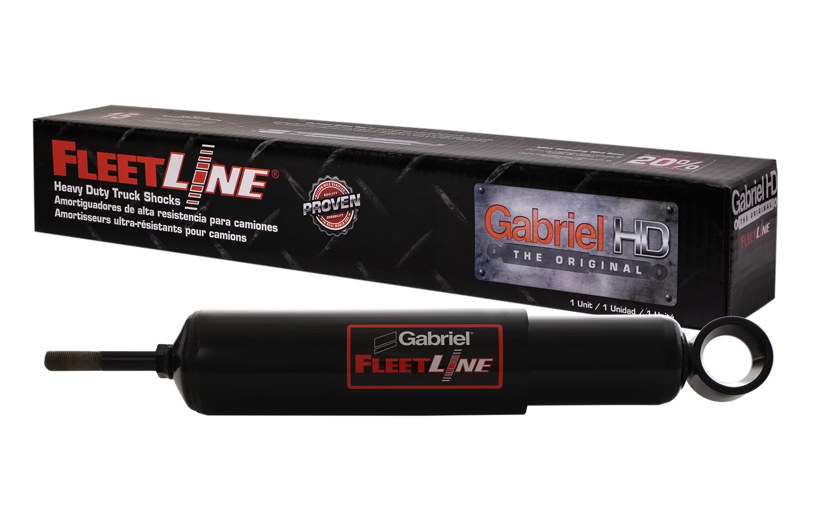 Gabriel 85311 Fleetline Heavy Duty Front/Rear Shock Absorbers For International Truck & Tractor; Leyland Truck; Peterbilt; Oe# 0