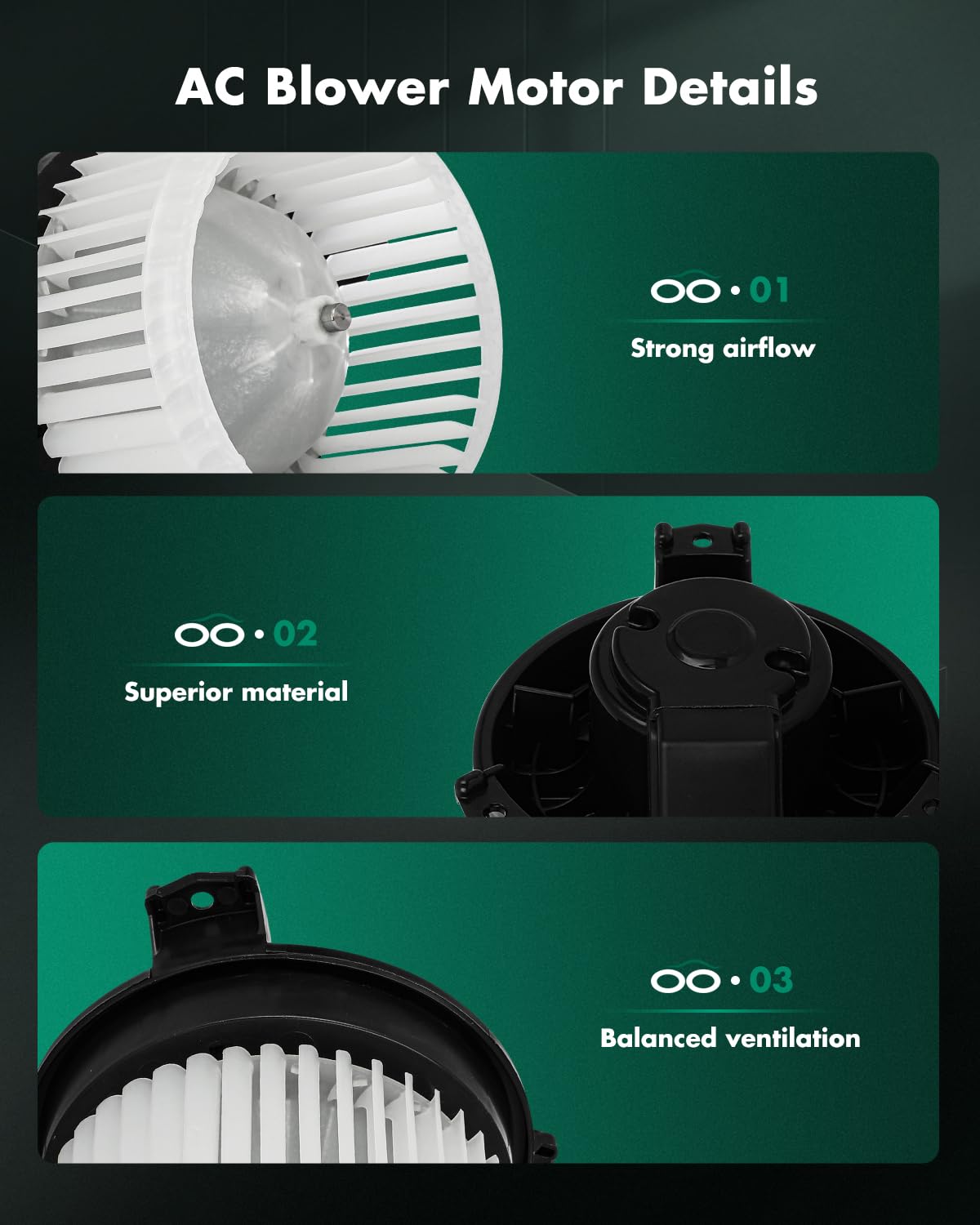 Scitoo Hvac Blower Motor Fit For 2021-2022 For Honda Cr-V Black Edition,2017-2023 For Honda Cr-V Ex,2017-2023 For Honda Cr-V Ex-