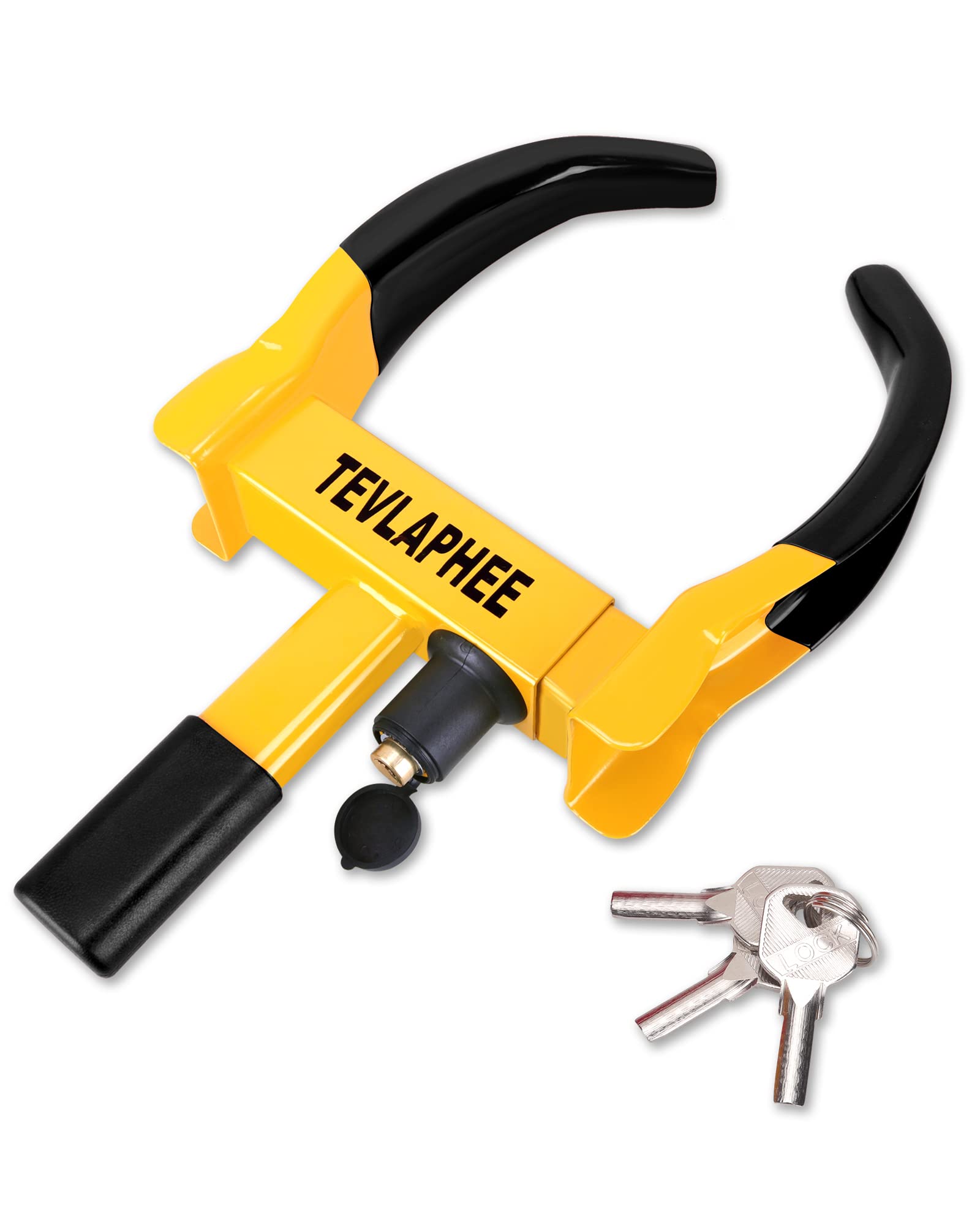 Tevlaphee Universal Wheel Lock Heavy Duty Security Trailer Wheel Lock Anti Theft Wheel Locks For Cars Suv Camper Motorcycle Trai