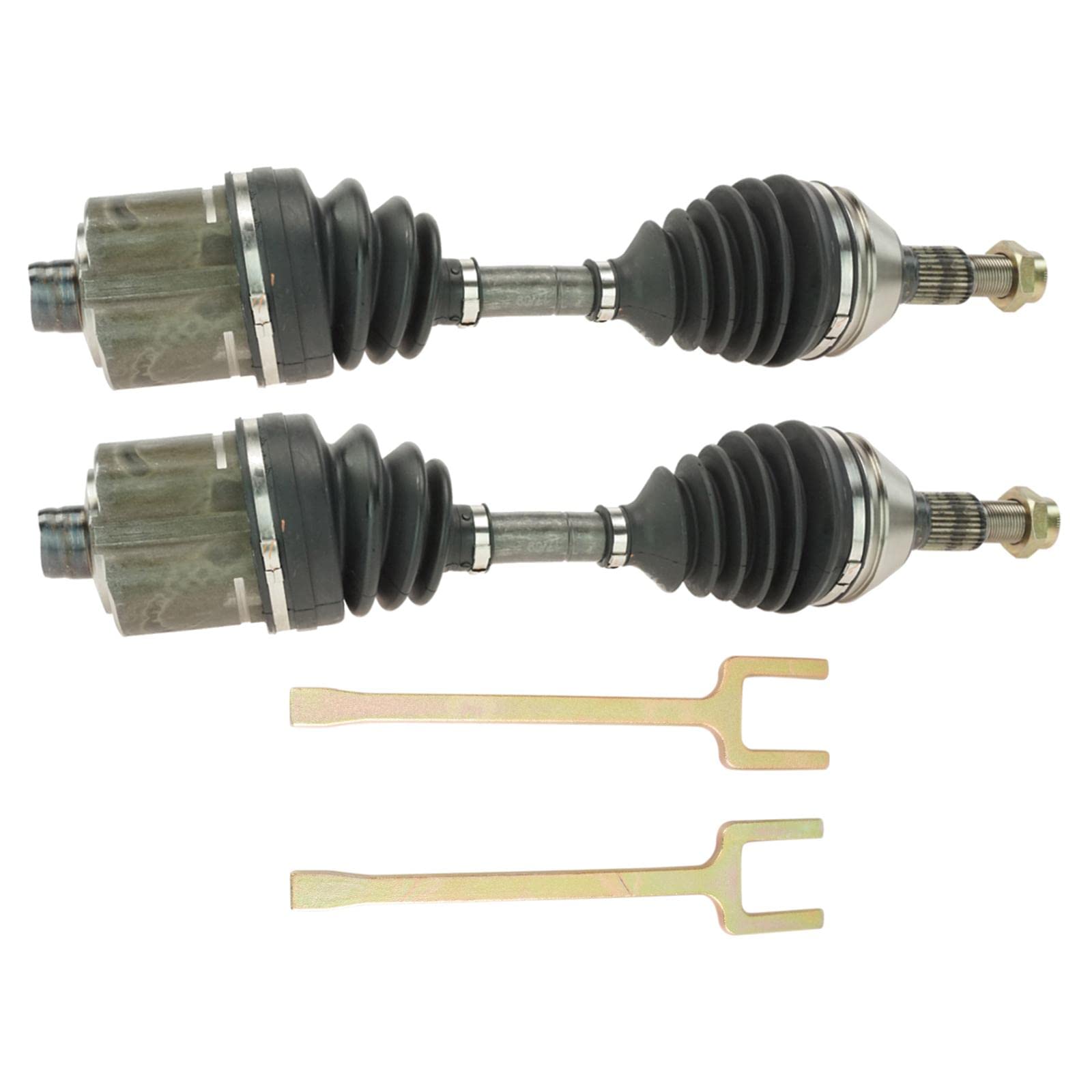 TRQ Front CV Axle Shafts Outer Pair with Removal Tool for Malibu Alero Aura G6 New