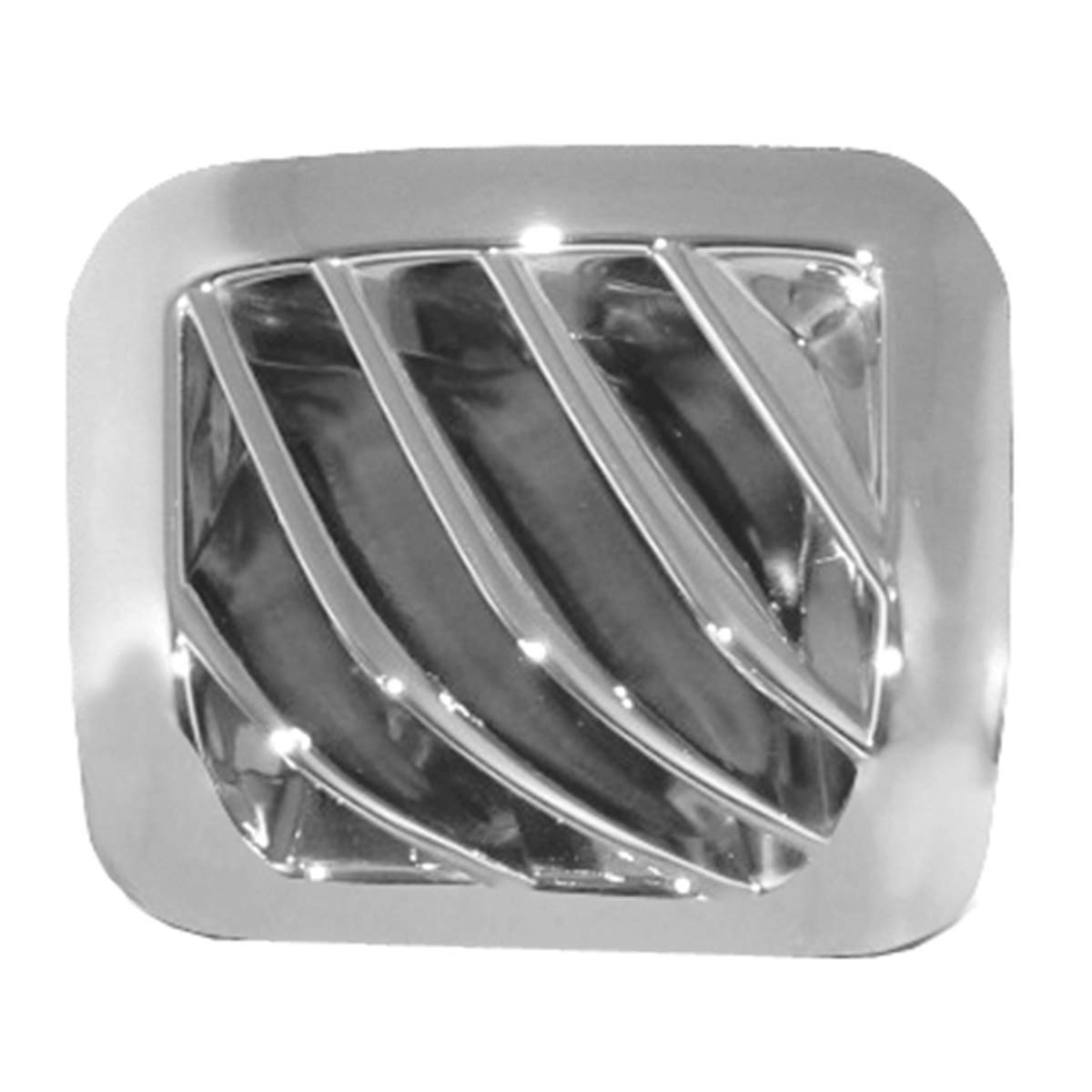 Gg Grand General 68343 Chrome Plastic Dash Defrost Vent, Passenger Side For Peterbilt 2006 Up