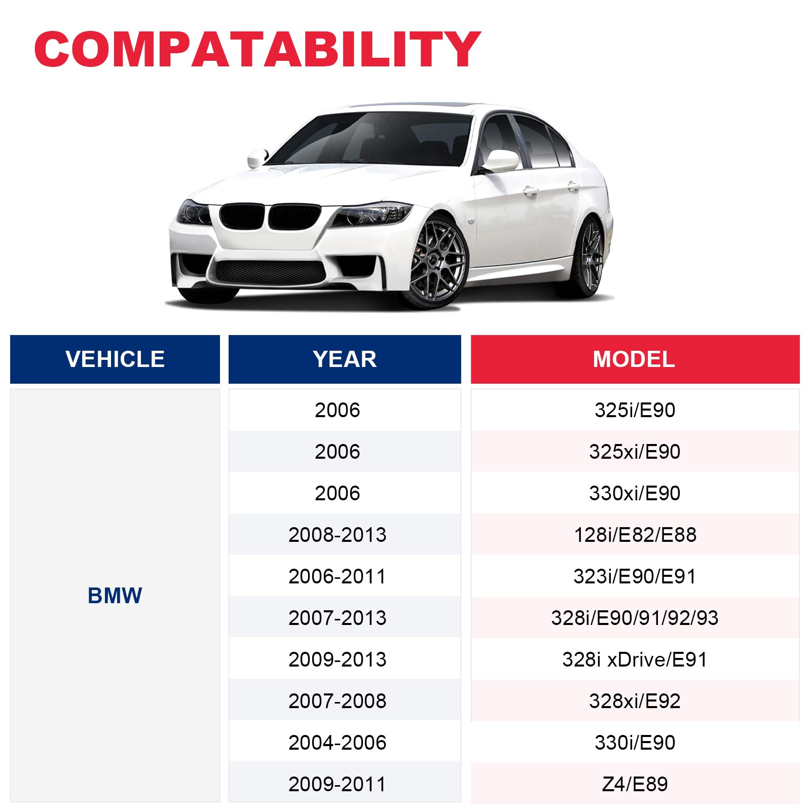 Engine Upper Radiator Coolant Water Hose Pipe Compatible With Bmw E82 E88 E92 E91 E90 Z4 128I 323I 325I 328I 330I Replace 171275