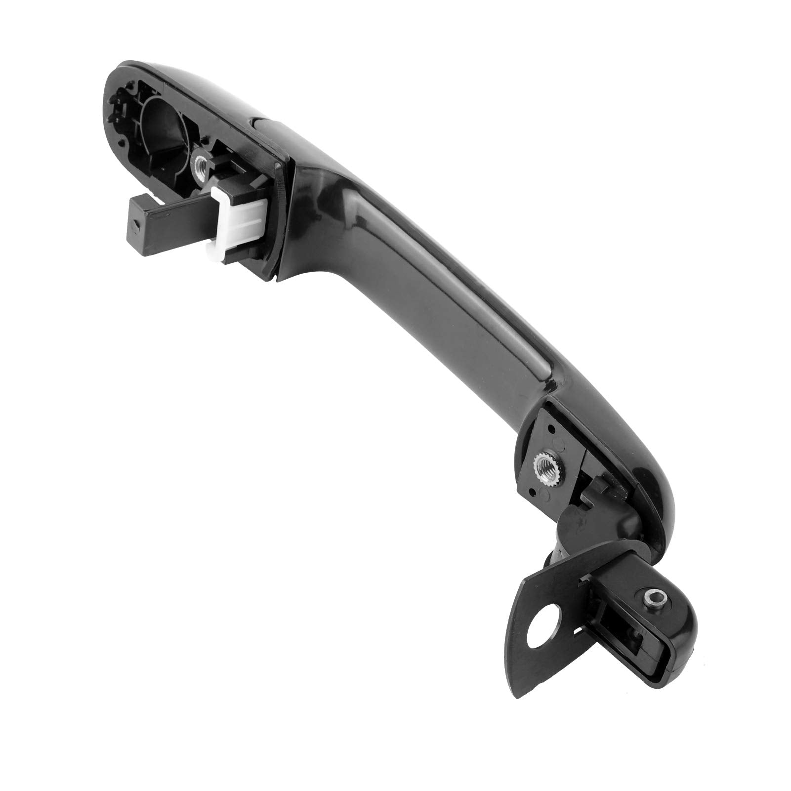 HHCSOP Black Door Handle for Hyundai Accent 2006-2011 Front Driver Exterior with Keyhole Replacement #80700 82650-1E050