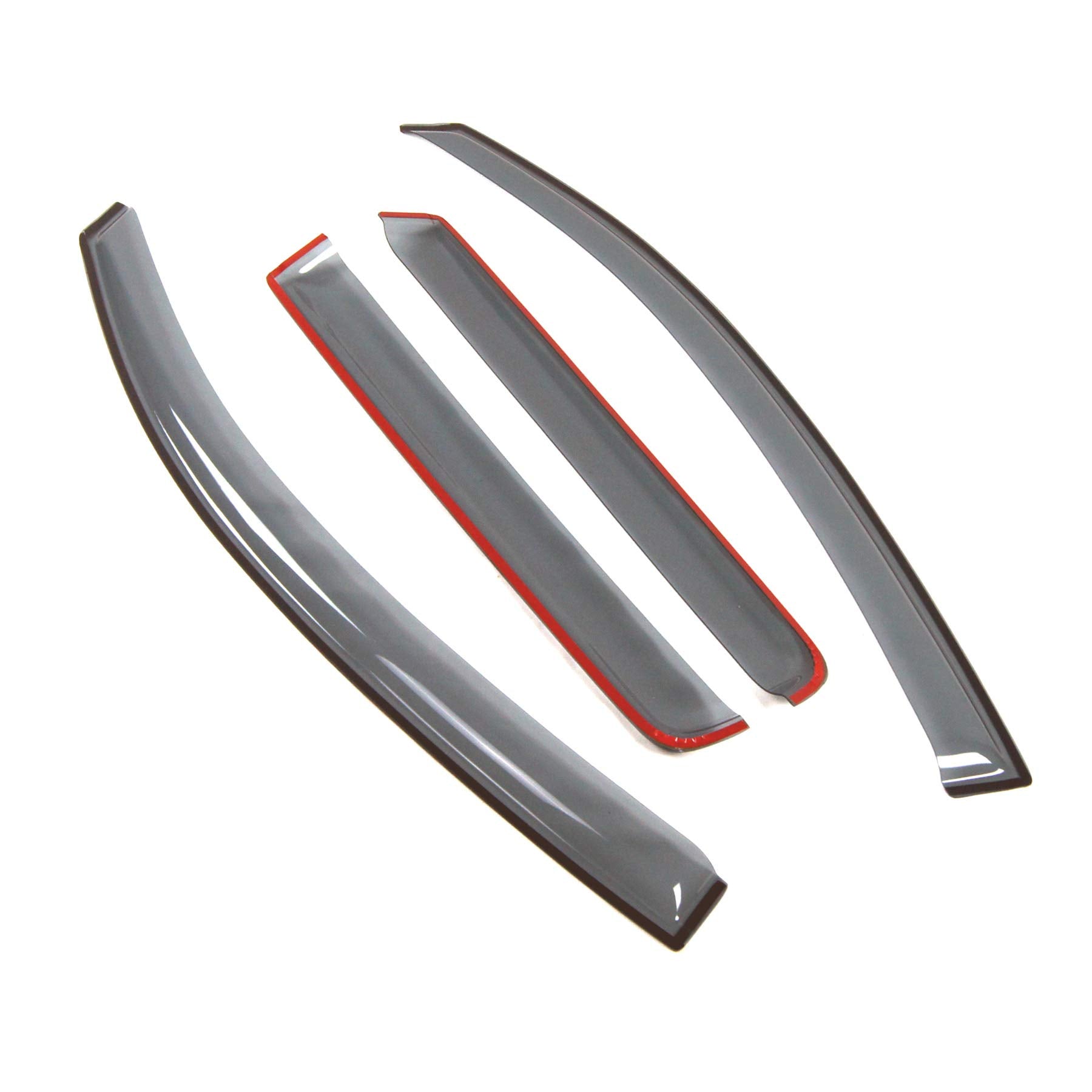 Car Window Rain Guard | Outside Mount Visors Auto Side Window Deflectors | Windows Visor Rain Shields Compatible With 2004-2010