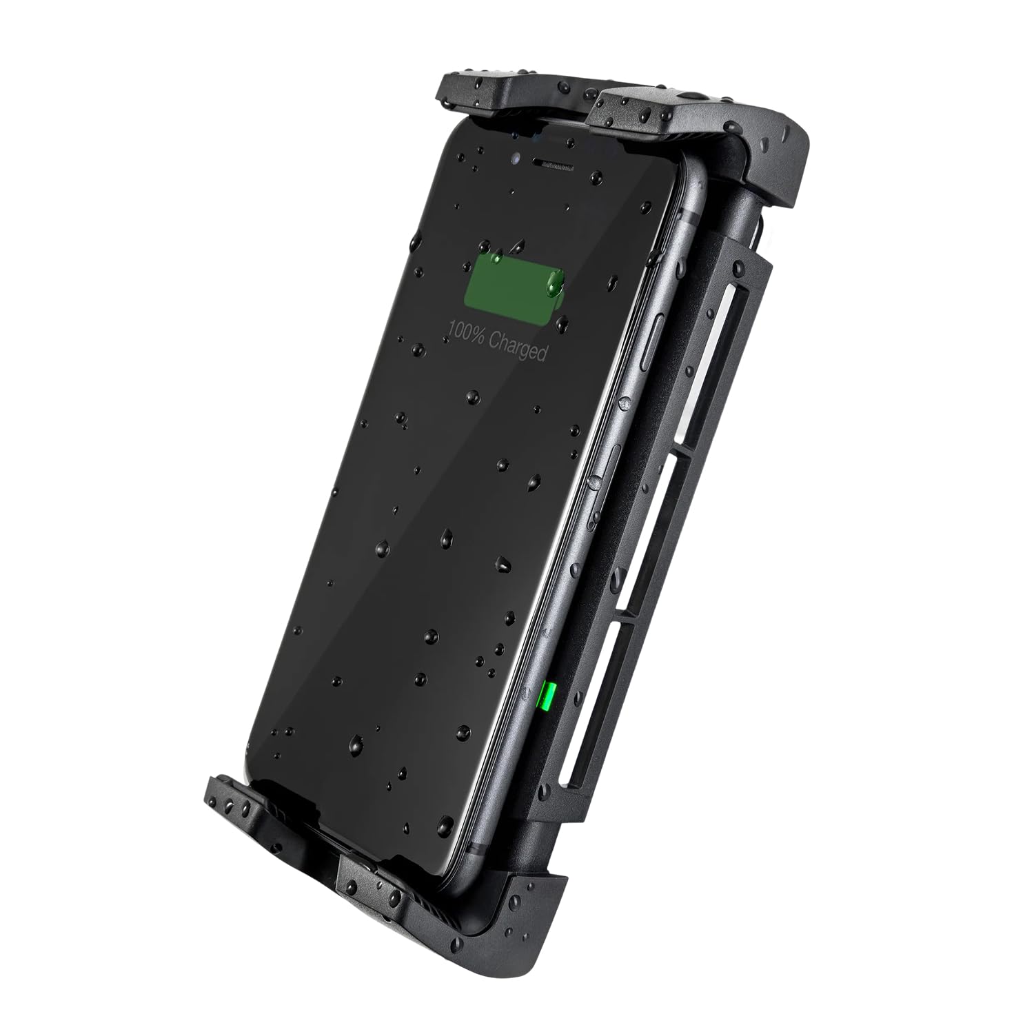 SCANSTRUT Active 15W Waterproof Wireless Charger Mount, IPX6 Rated, 12/24V Qi Fast Charging Phone Holder for Boats, RVs & ATVs, 