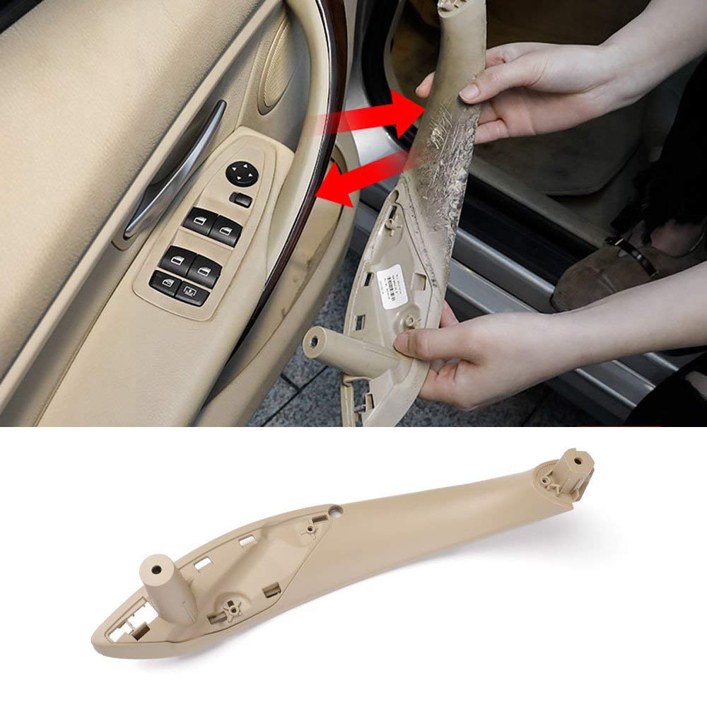 Jaronx Compatible With Bmw 3 Series 4 Series Door Handle, Driver Side Left Front Inner Door Pull Handle Replacement (Compatible