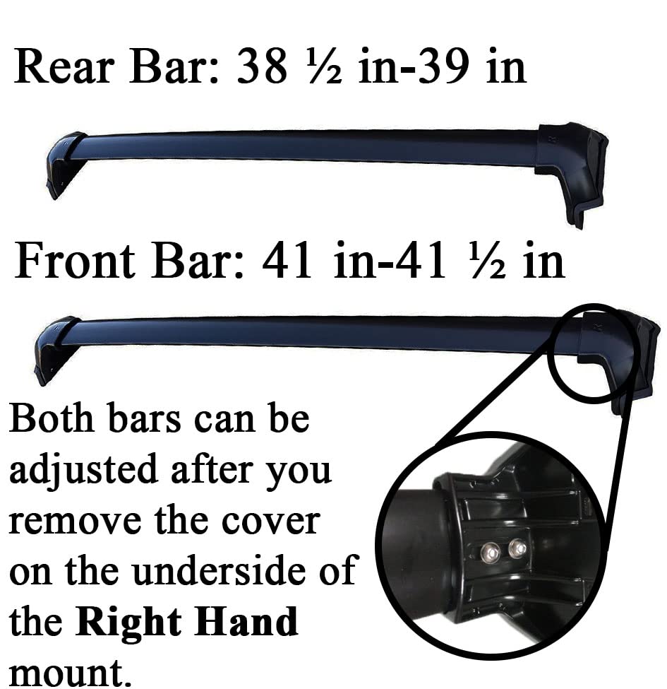 Brightlines Cross Bars Roof Racks Luggage Bars Replacement For 2017-2022 Honda Crv