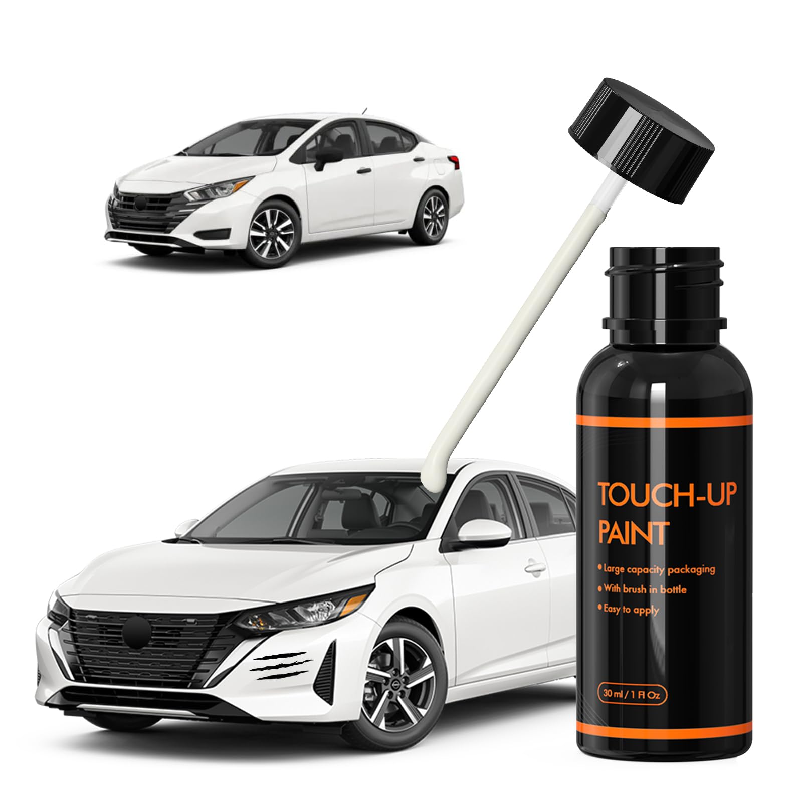 Xtryfun Qm1 Fresh Powder Touch Up Paint For Nissan, Diy Car Paint Scratch Repair Kit, Automotive Paint, Quick & Easy Fix Scratch