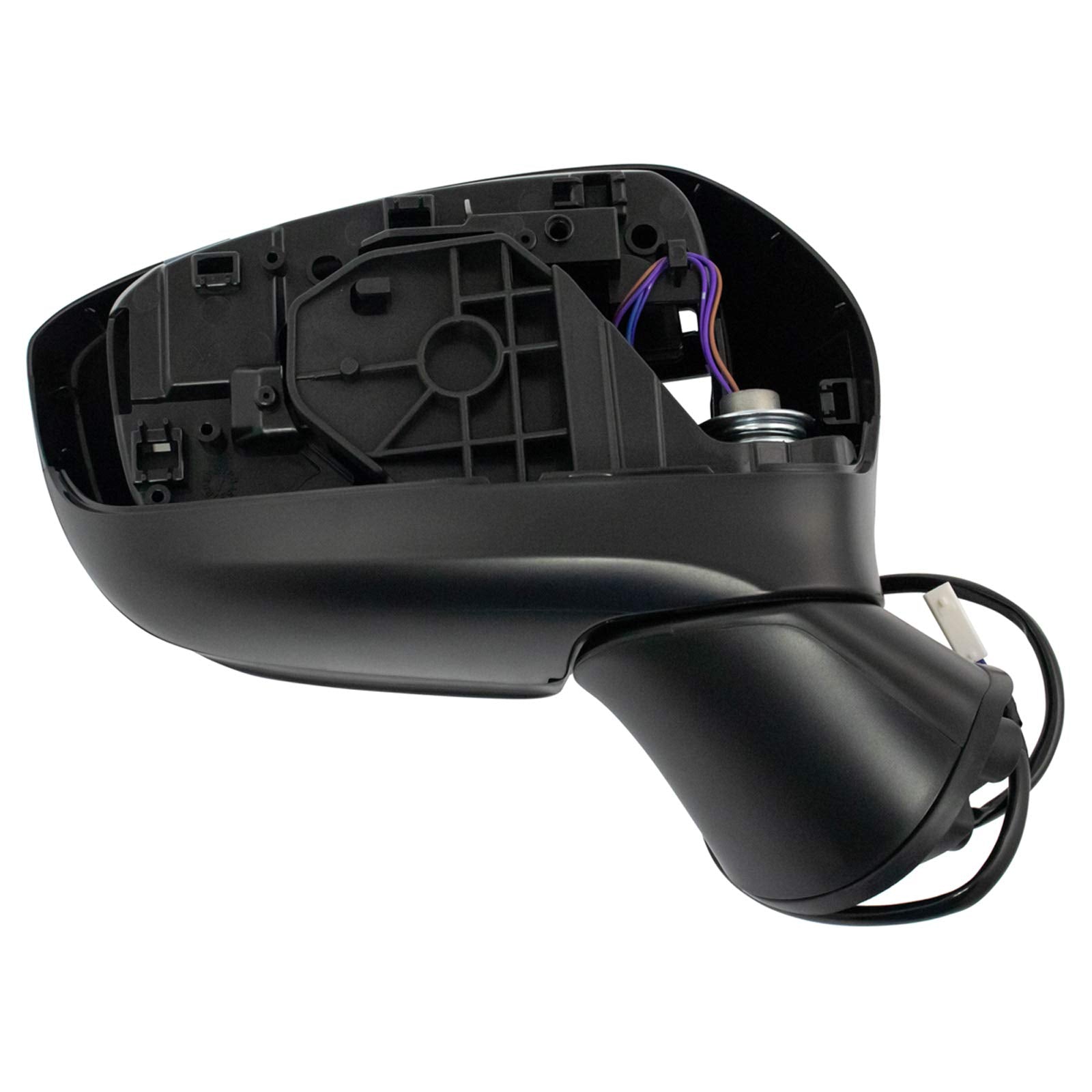 Trq Right Mirror Without Heat Without Housing Turn Signal Passenger Side Compatible With 2016-2021 Mazda Cx-3 Ma1321205