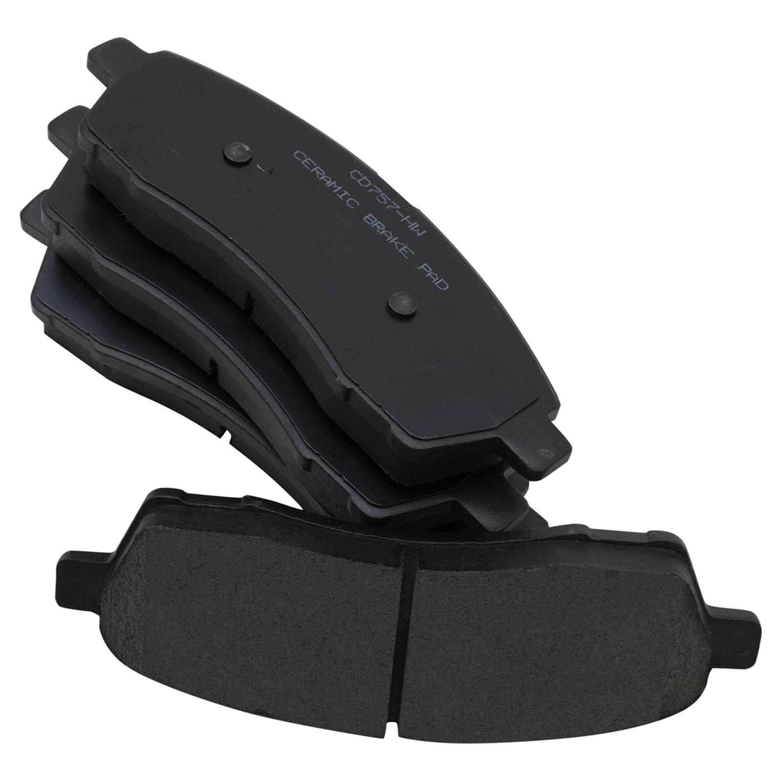 TRQ Rear Brake Pads Ceramic Compatible with 2000-2005 Ford Excursion 1999-2004 F-250 Super Duty F-350 Super Duty