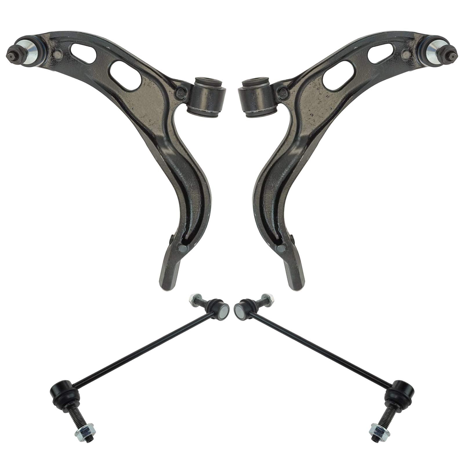 Trq Front Suspension Kit Control Arm With Ball Joint Sway Bar Stabilizer Link Compatible With 2010-2012 Ford Flex Taurus Lincoln