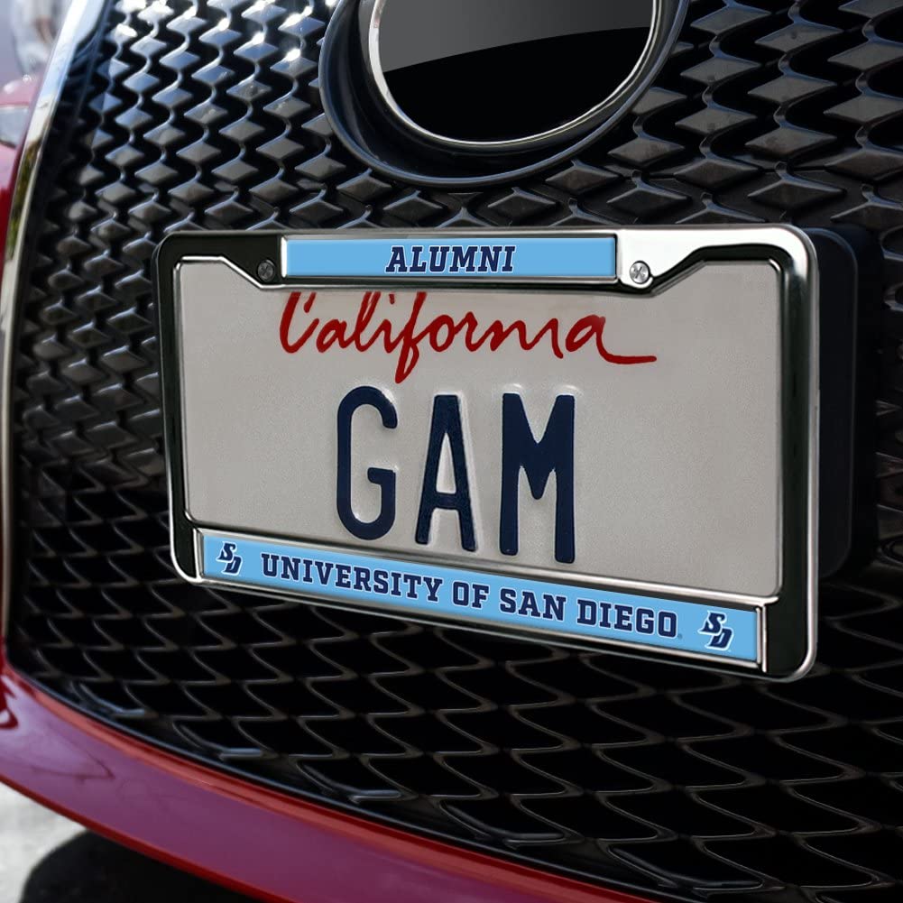 GRAPHICS & MORE Metal License Plate Frame - Full Size, University of San Diego Alumni Design, One Size