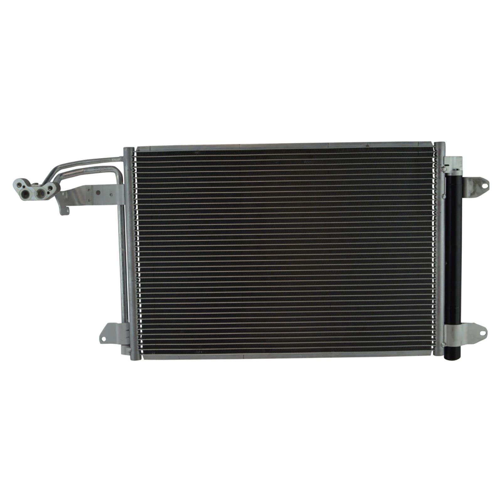 TRQ Air Conditioning A/C AC Condenser with Receiver Drier Compatible with Audi Volkswagen