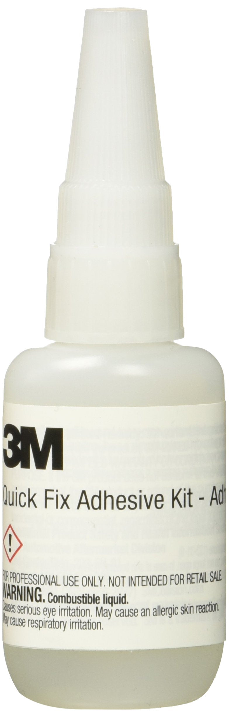 3M Quick Fix Adhesive Kit, 08224, 0.7 Oz Adhesive/2.0 Oz Accelerator Bottles