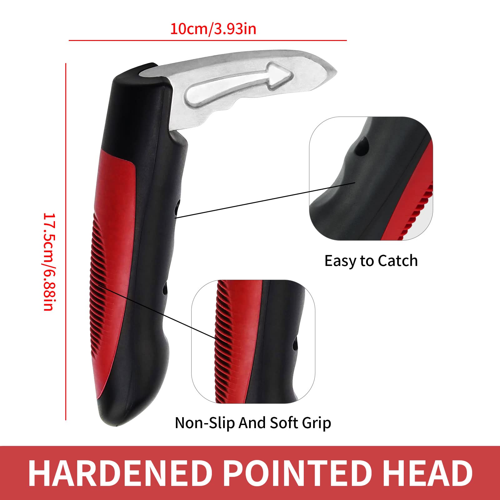 Moskeson Vehicle Support Handles, Car Handle Assist For Elderly Multifunction Car Handle With Window Breaker For Elderly And Han