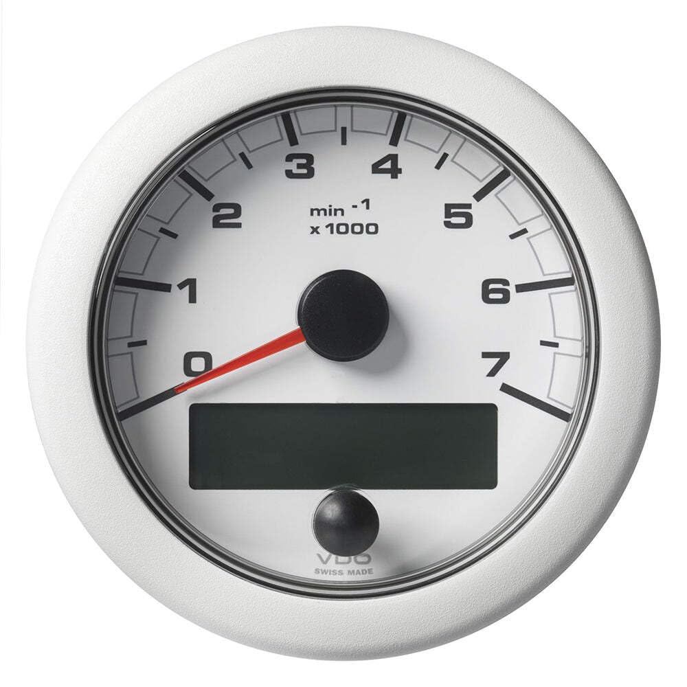 VDO 3-3/8'' (85mm) OceanLink NMEA 2000 Tach - 7000 RPM - White. [A2C1065820001]