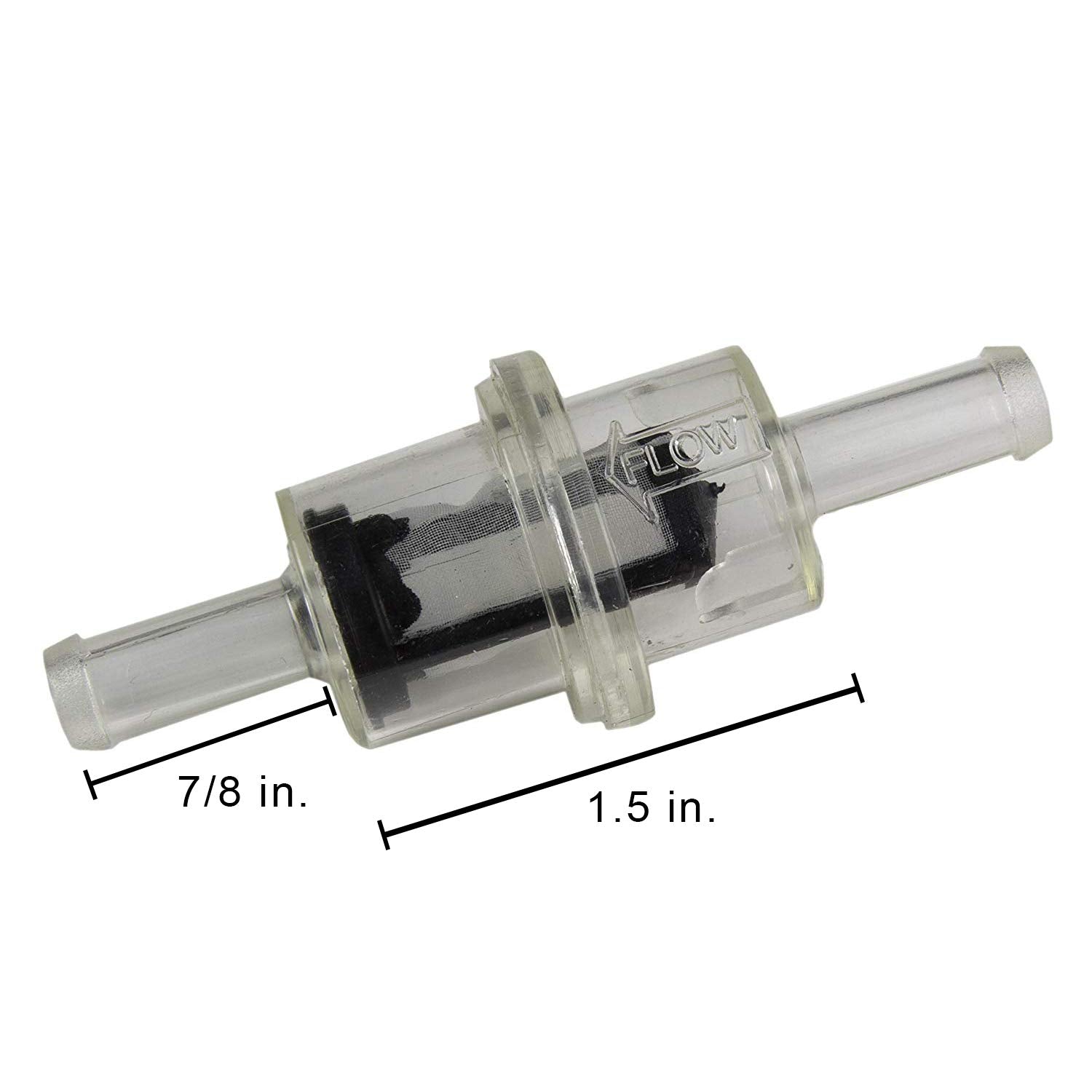 Raider 07-245 In-Line Fuel Filter - Fits 1/4'' Lines