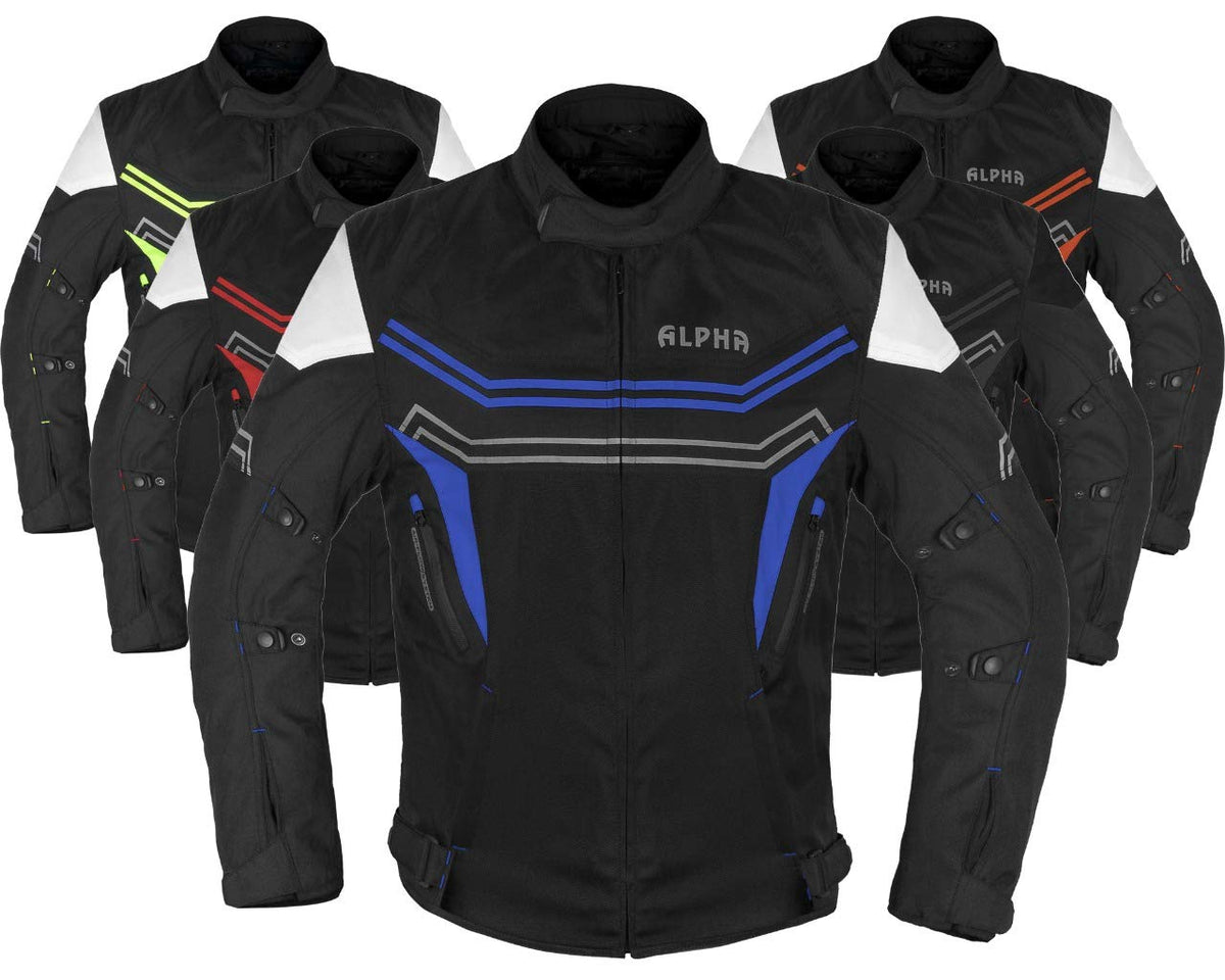 Motorcycle Jacket For Men Enduro Dualsport Riding High Visibility Dirtbike Ce Armor Waterproof All Season (Blue, Small)