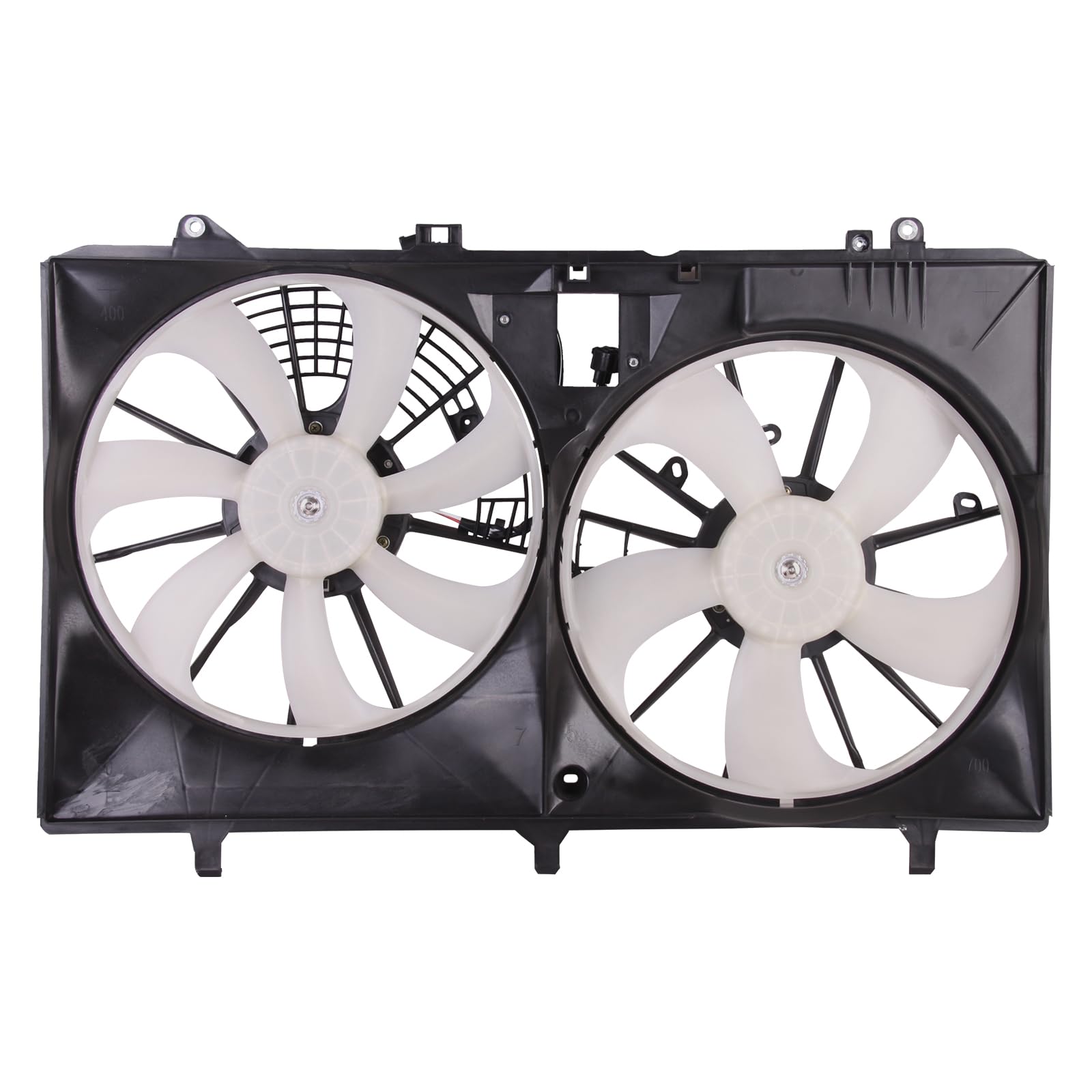 TYG Upgraded Cooling Fan Assembly for 2010-2015 Lexus RX350 3.5L W/O Towing, 2011-2020 Sienna 2.7L/3.5L W/O Towing | Racing-Leve