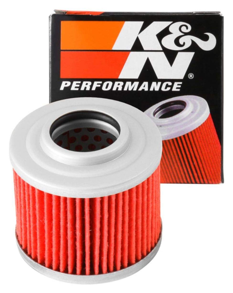 K&N Motorcycle Oil Filter: High Performance, Premium, Designed to be used with Synthetic or Conventional Oils: Fits Select BMW, 