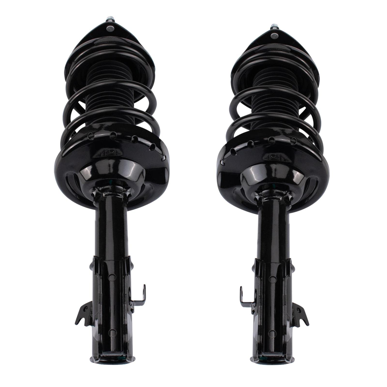 Trq Front Strut & Coil Spring Assembly Set Driver & Passenger Sides Compatible With 16-17 Subaru Crosstrek 13-15 Xv Crosstrek