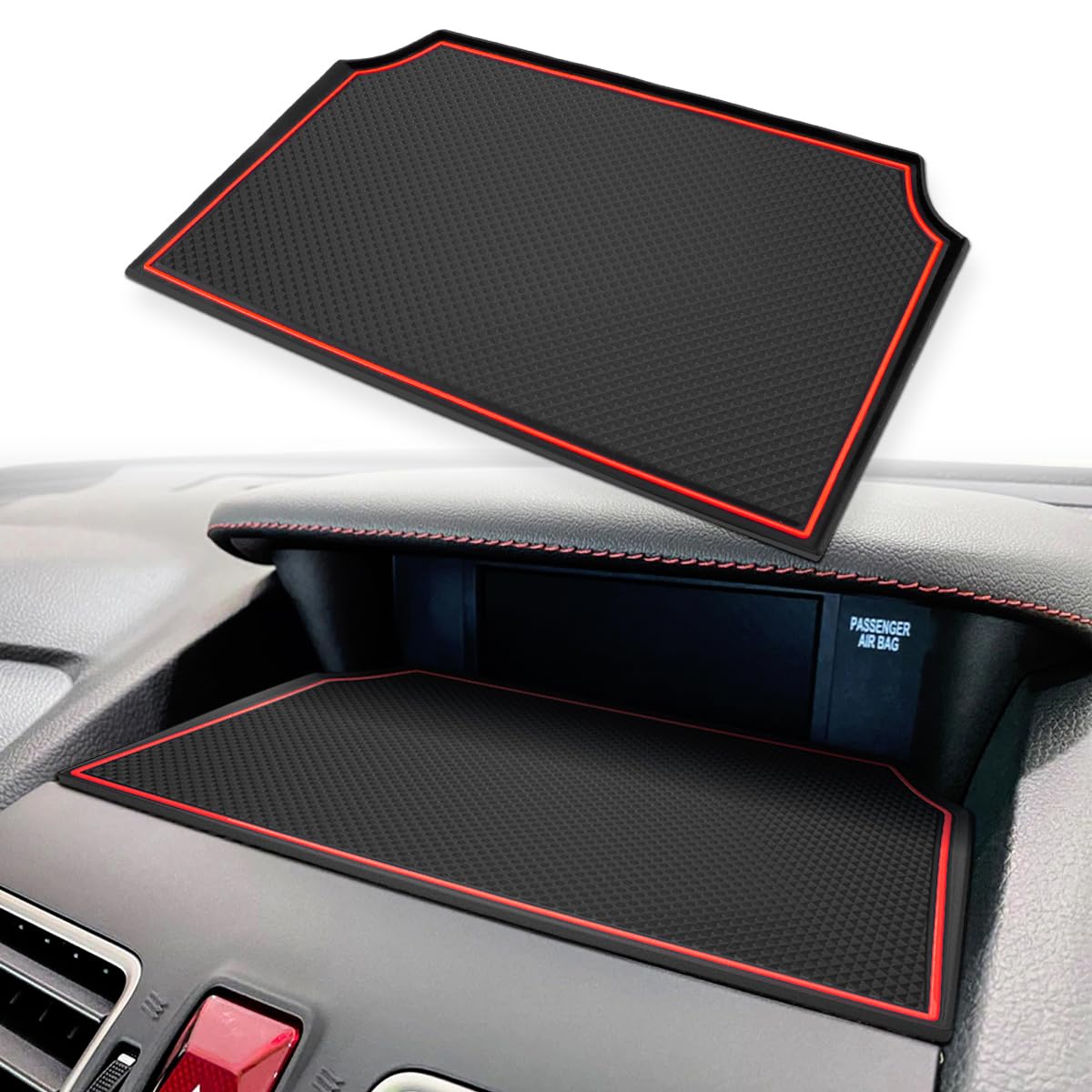 Auovo Dashboard Mats Compatible With Subaru Crosstrek Accessories 2012-2017 Forester 2014-2018 Xv Impreza 2012-2016 Car Interior