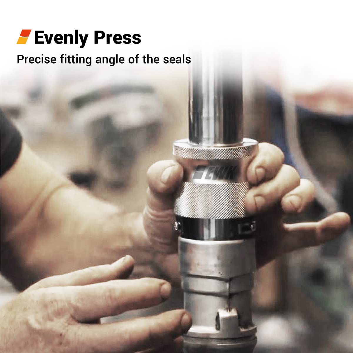 Ewk Motorcycle Adjustable 39-45Mm Fork Seal Driver Tool For Harley Davidson, Suzuki, Kawasaki, Yamaha, Honda