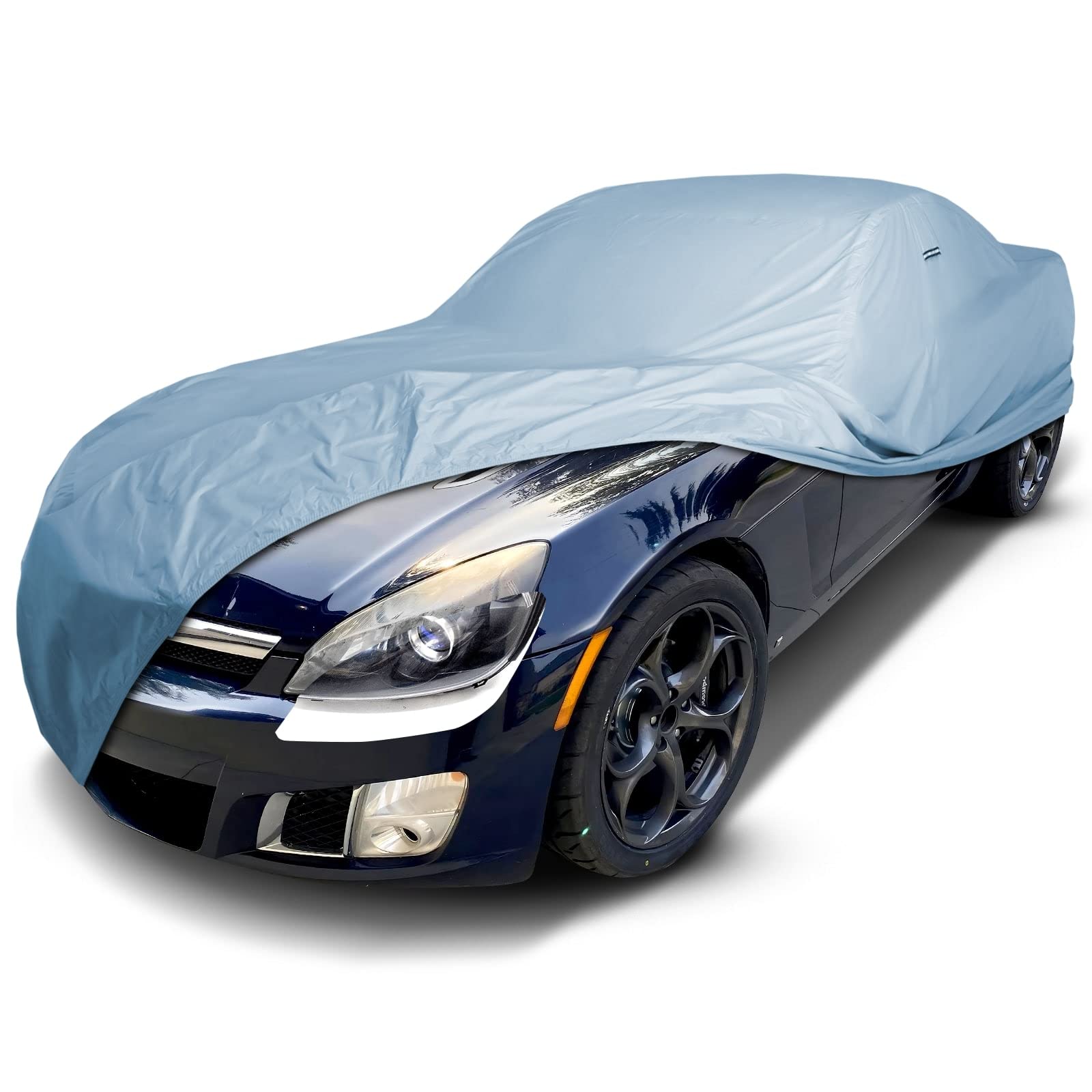 Icarcover Custom Car Cover For 2007-2011 Saturn Sky, Waterproof All-Weather Rain Snow Uv Sun Protector Full Exterior Indoor Outd