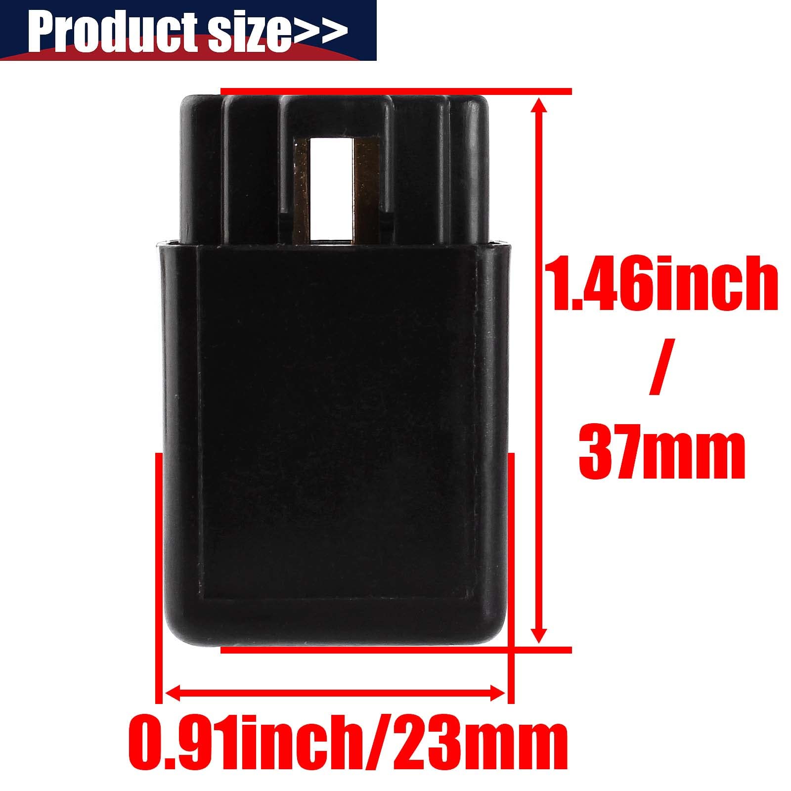 Qazaky Starter Relay Solenoid For Yamaha Badger Big Wheel Big Bear Tracker Bruin Breeze Ce50 Champ Grizzly 80 100 125 200 250 350 400 450 600 Yfm80 Yfm100 Yfm125 Yfm250 Yfm350 Yfm400 Yfm450 Yfm600