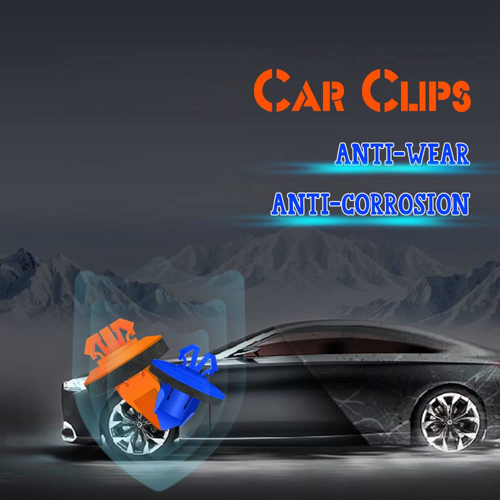 Haobo 50Pcs Fender Flare Clips, Molding Retainer Clips Compatible With Toyota 4Runner, Fj Cruiser, Highlander, Rav4, Tacoma, Pus