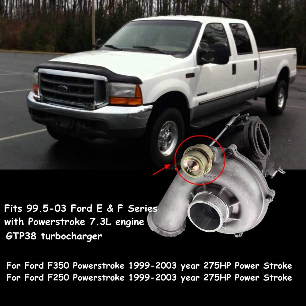 Surwit 1831383C92 Gtp38 Turbo 22Psi Wastegate Actuator For 1999-2003 F'-Ord F-250 F-350 With P'Owerstroke 7.3L Engine Part# 1831383C94