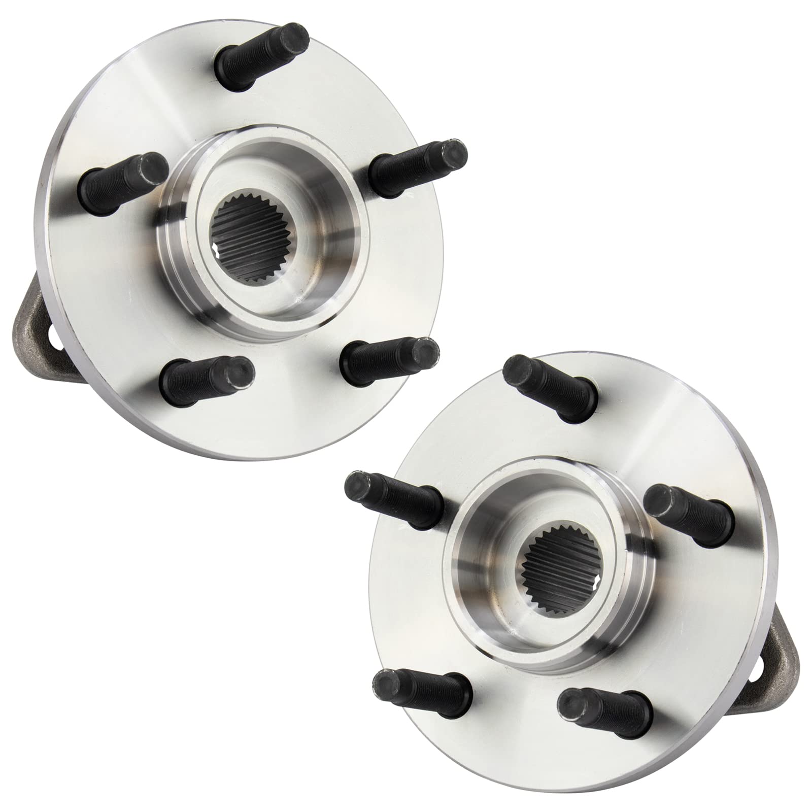 Trq Front Wheel Hub Bearings Assembly Set Compatible With 2009-2011 Ford Ranger 2003-2009 Mazda B4000