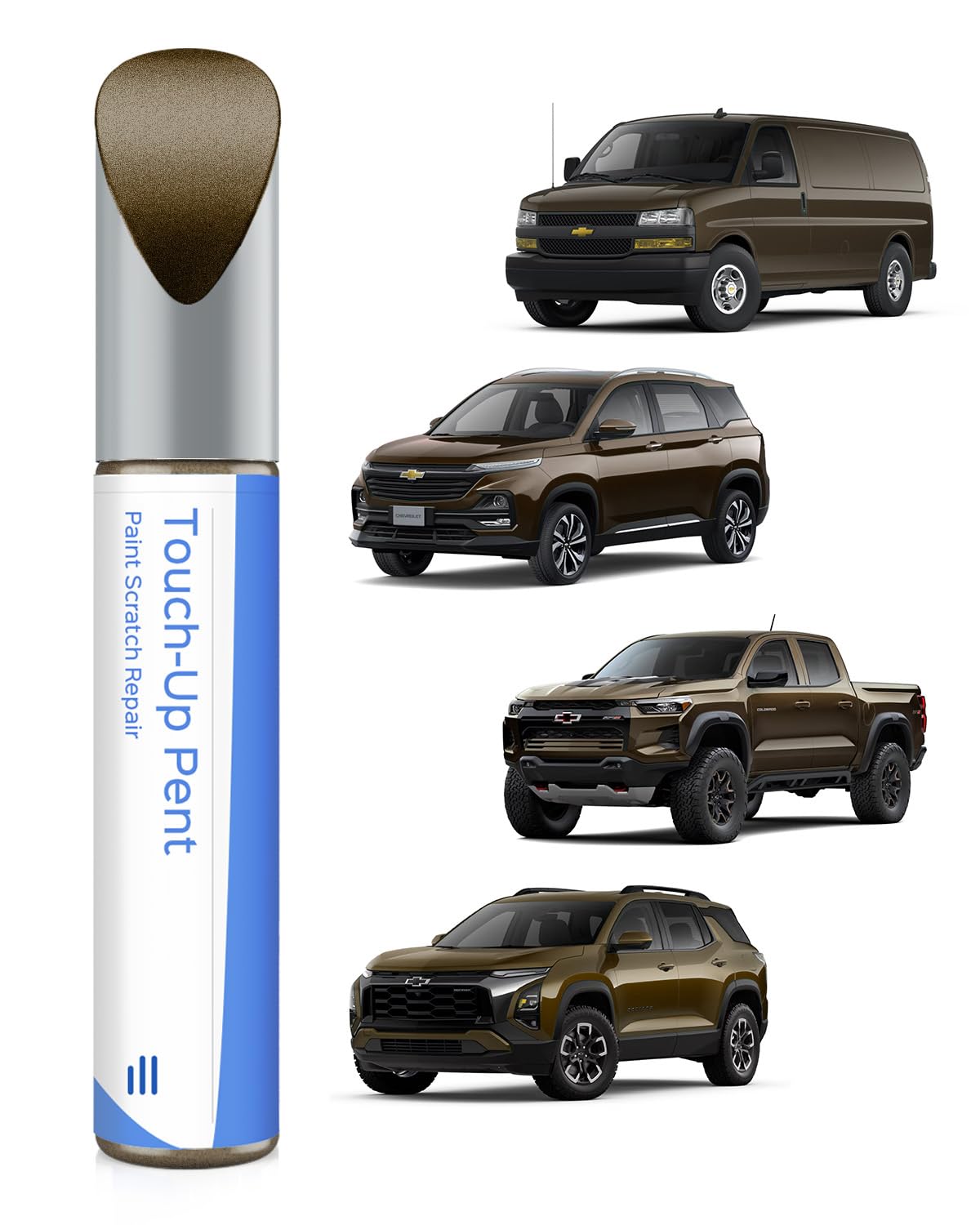 Parts4Ev Gwx/Wa105V Terra Mocha Metallic Touch Up Paint Compatible With Chevrolet Exact Match Chips And Nicks Touch Up