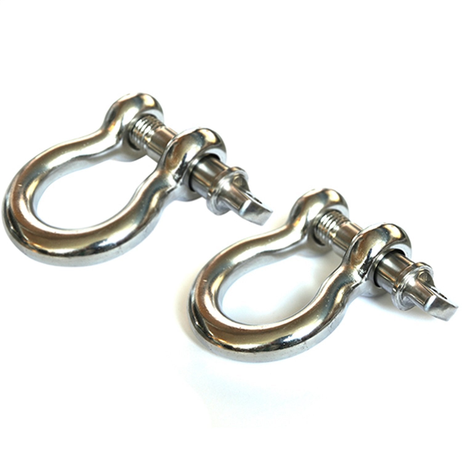Rugged Ridge | D-Ring Shackle Kit, 7/8 Inch, Stainless Steel, Pair | 11235.07